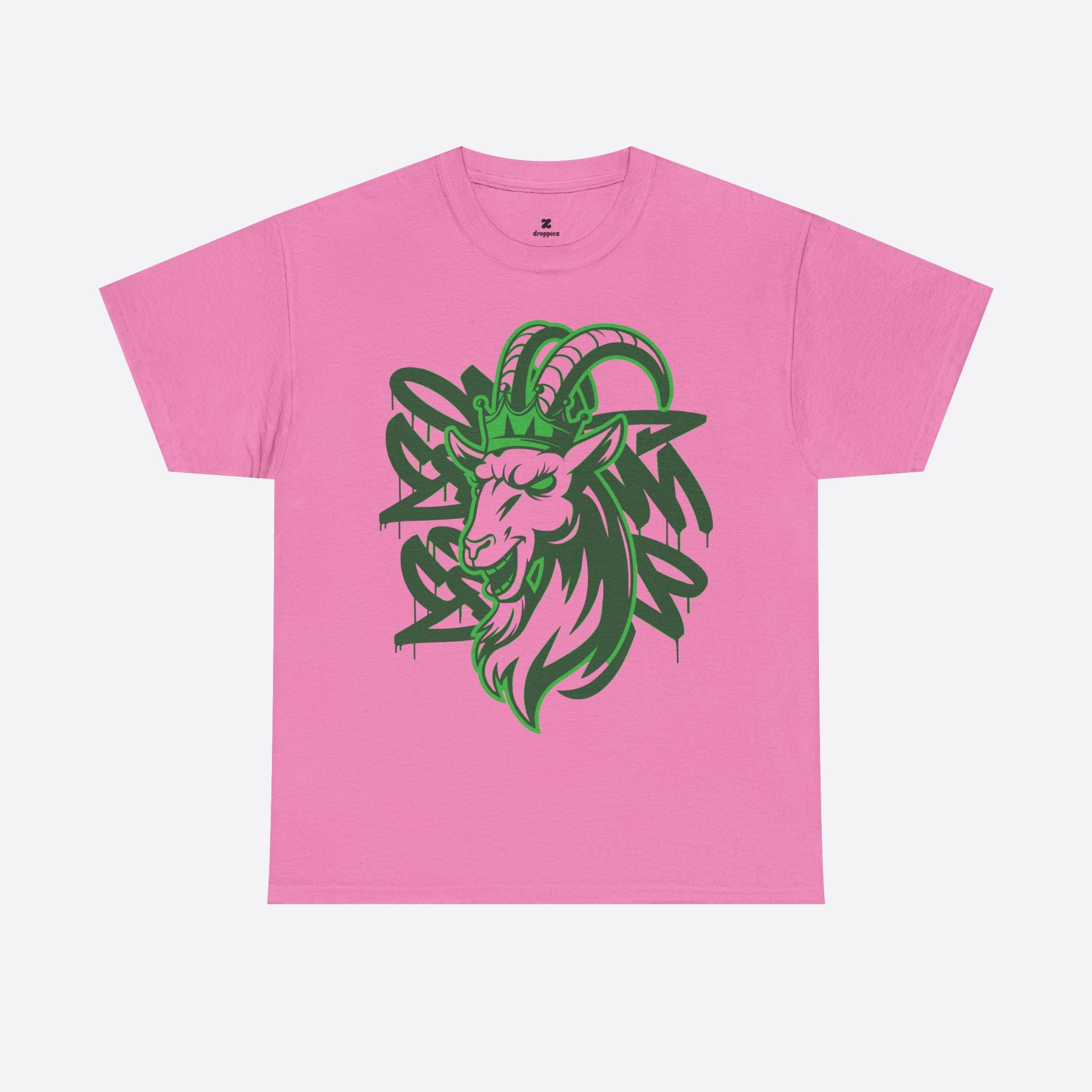 Capricorn Zodiac - Neon Goat Graffiti Graphic Tee - Unisex T-Shirt