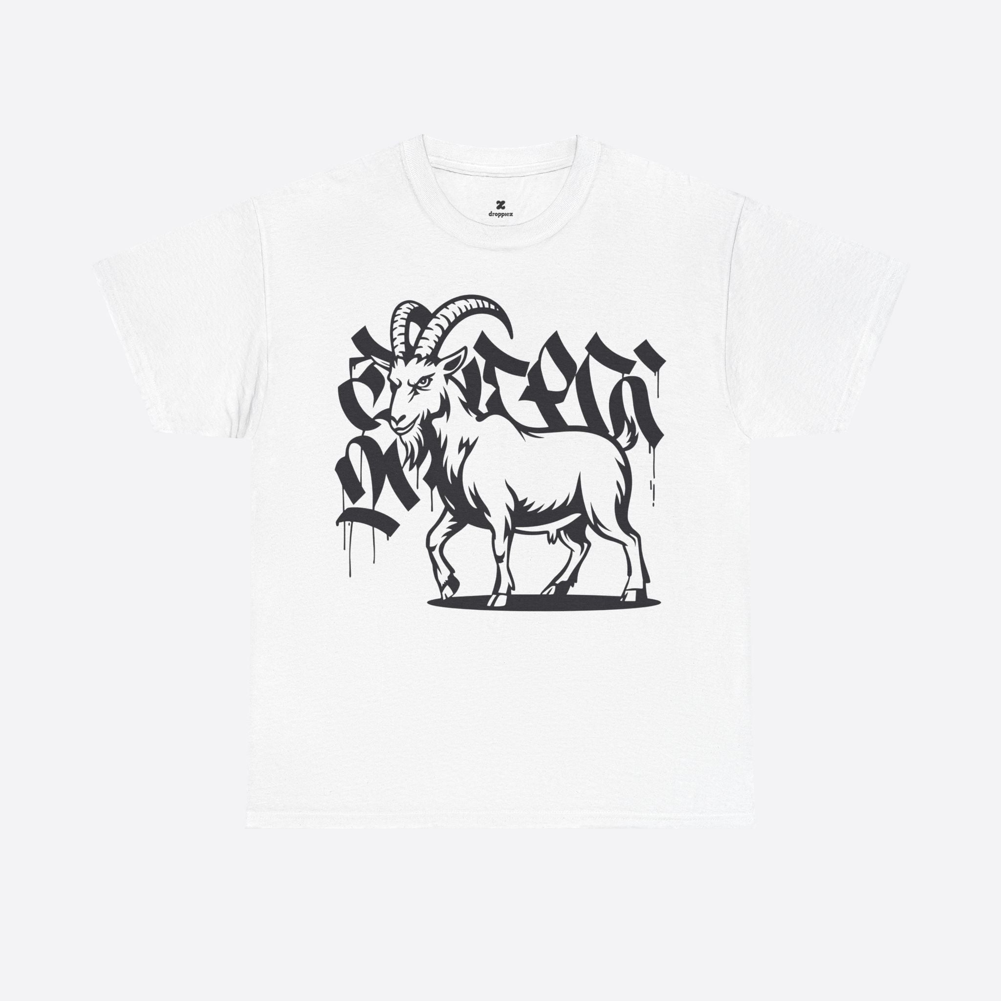 Capricorn Zodiac - Graffiti Goat Graphic Tee - Unisex T-Shirt
