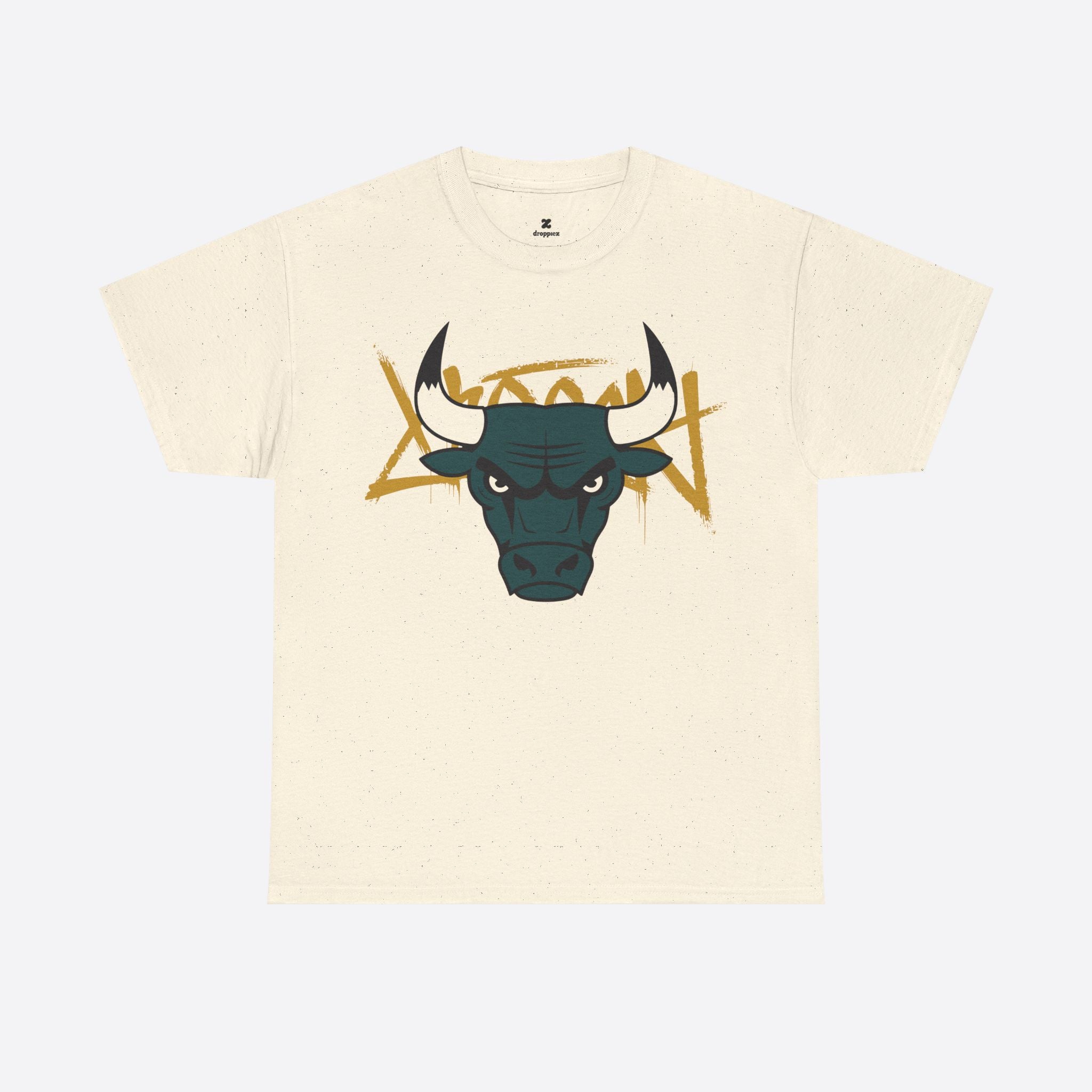 Taurus Zodiac – Fierce Bull Spray Art Tee – Unisex T-Shirt