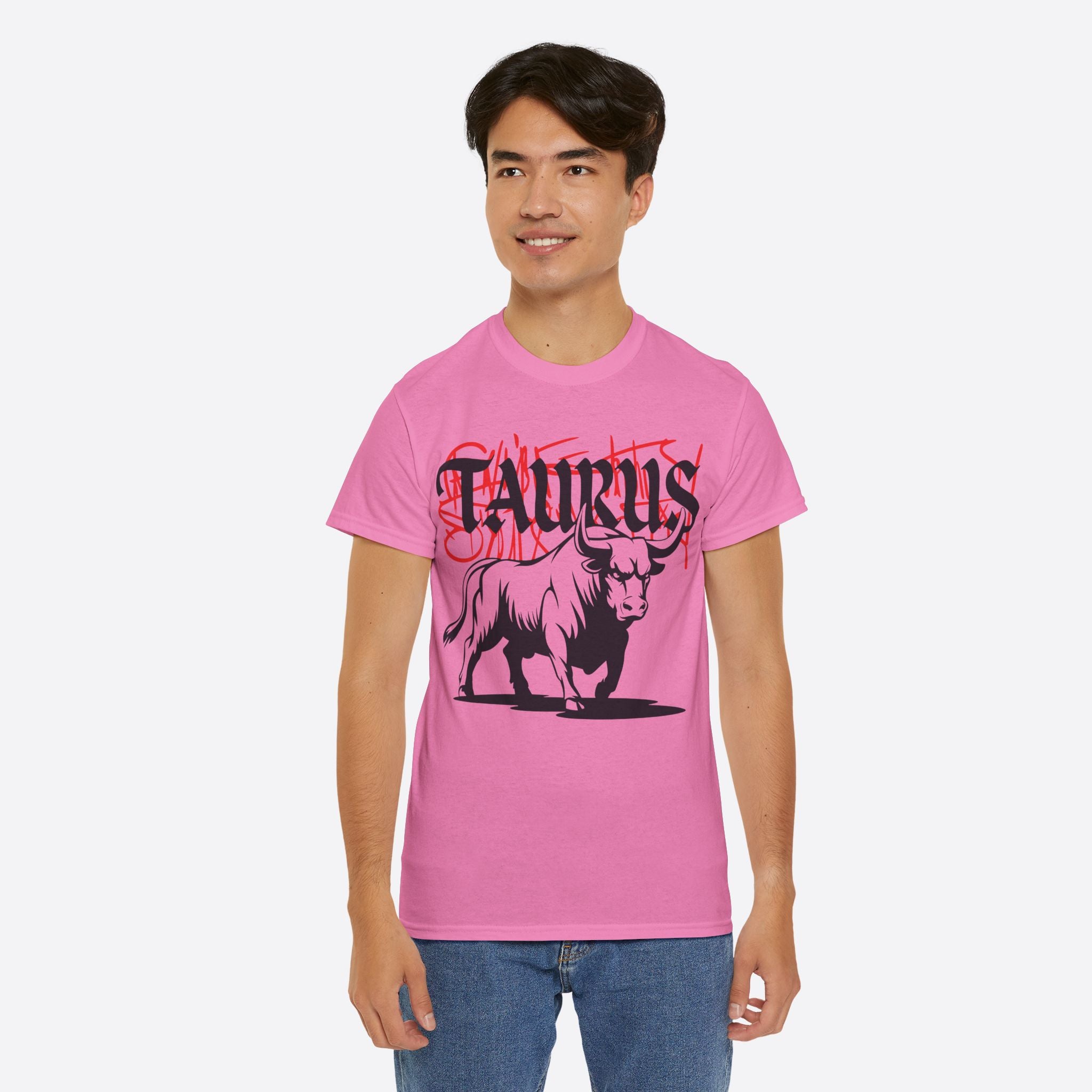 Taurus Zodiac - Graffiti Taurus Bull Graphic Tee - Unisex T-Shirt
