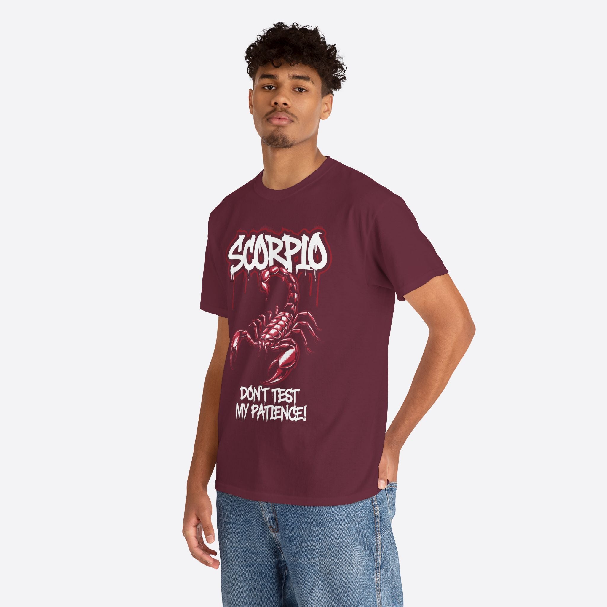 Scorpio Zodiac - Respect the Calm, Don’t Test My Patience - Unisex T-Shirt