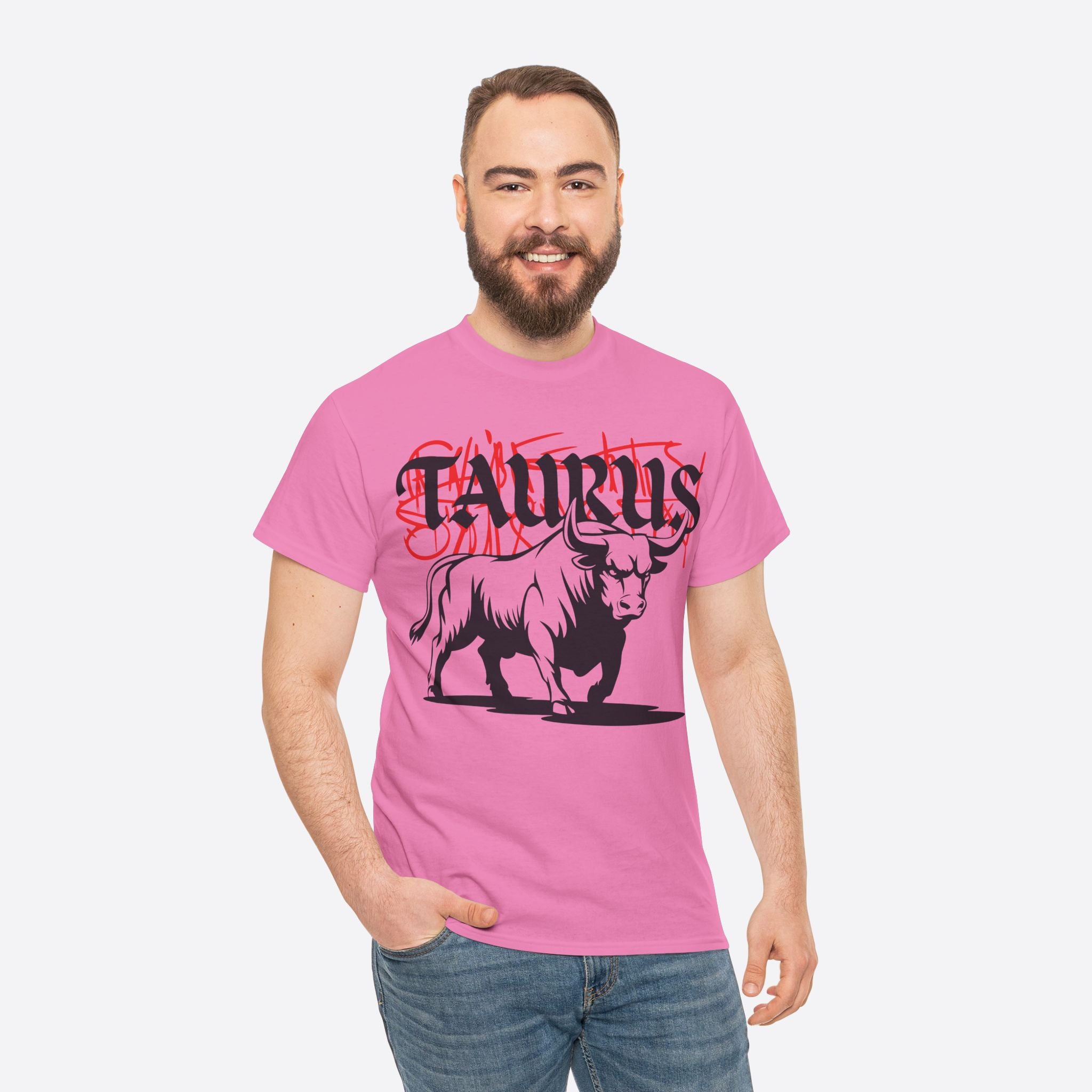 Taurus Zodiac - Graffiti Taurus Bull Graphic Tee - Unisex T-Shirt