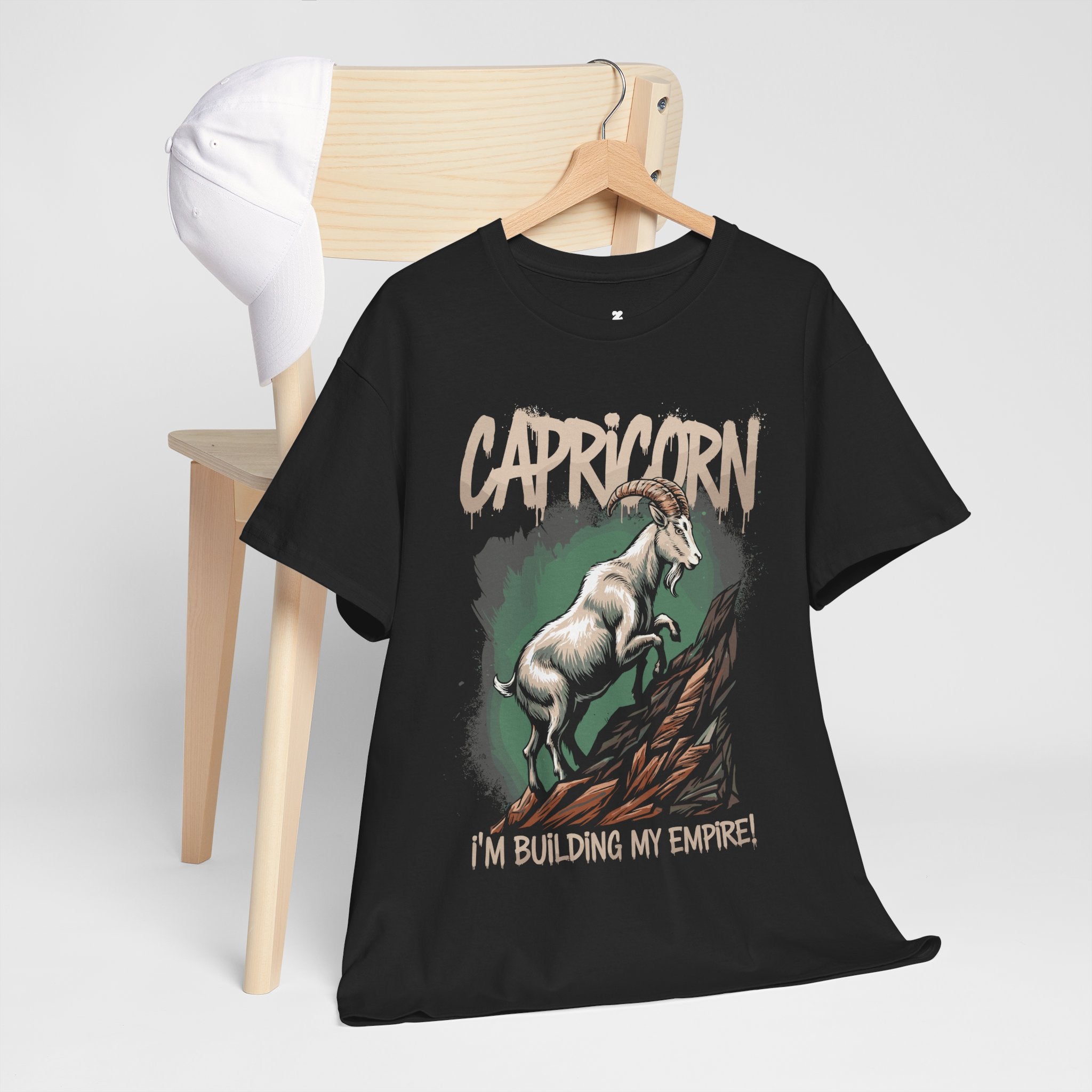 Capricorn Zodiac - I’m Building My Empire, Hustle to the Peak - Unisex T-Shirt