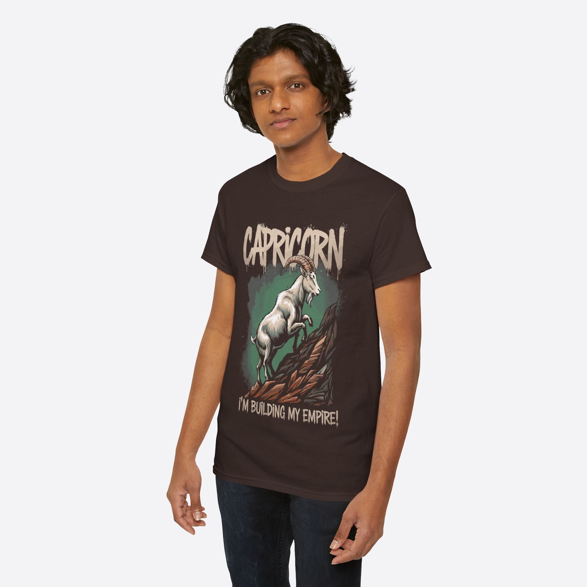 Capricorn Zodiac - I’m Building My Empire, Hustle to the Peak - Unisex T-Shirt