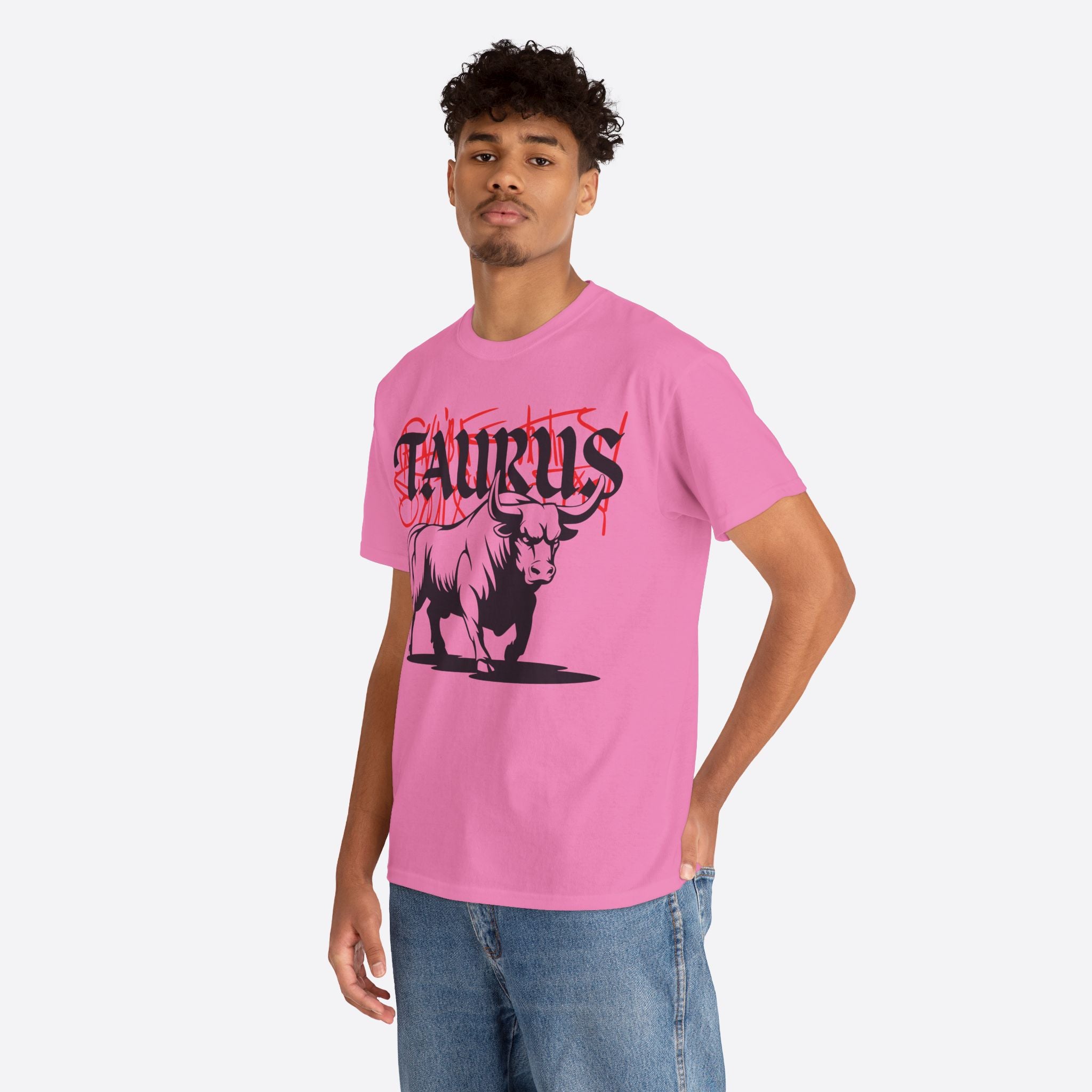 Taurus Zodiac - Graffiti Taurus Bull Graphic Tee - Unisex T-Shirt