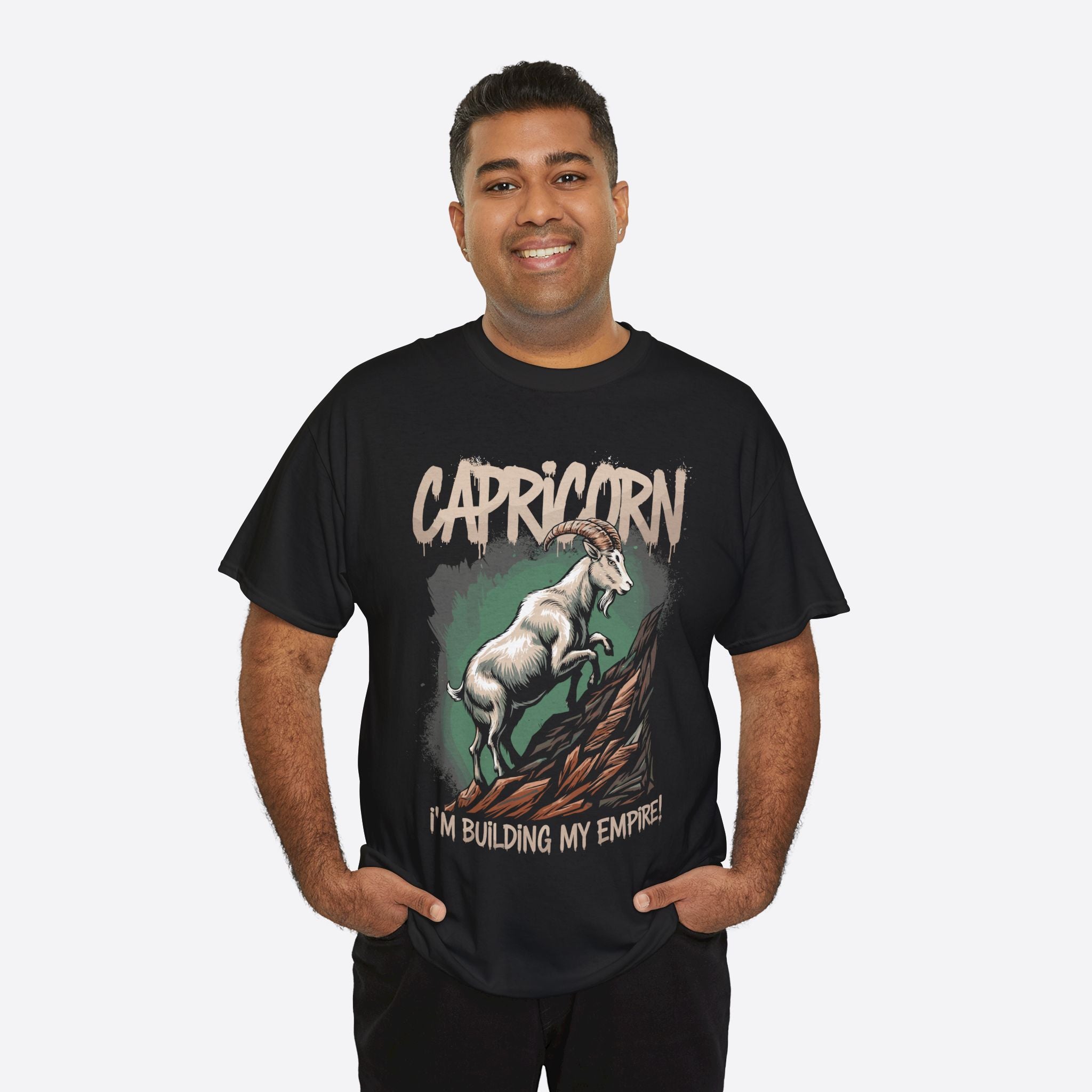 Capricorn Zodiac - I’m Building My Empire, Hustle to the Peak - Unisex T-Shirt