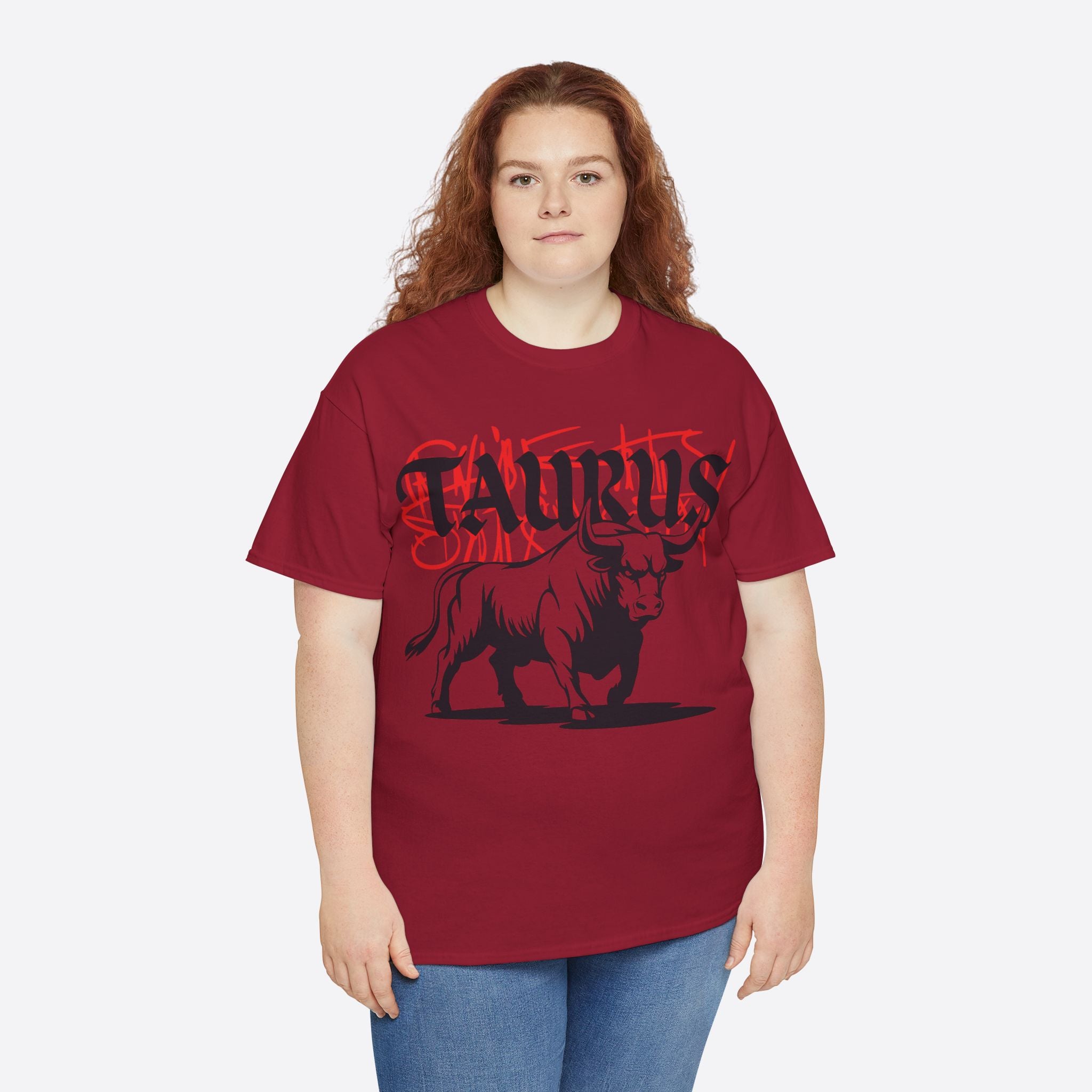 Taurus Zodiac - Graffiti Taurus Bull Graphic Tee - Unisex T-Shirt