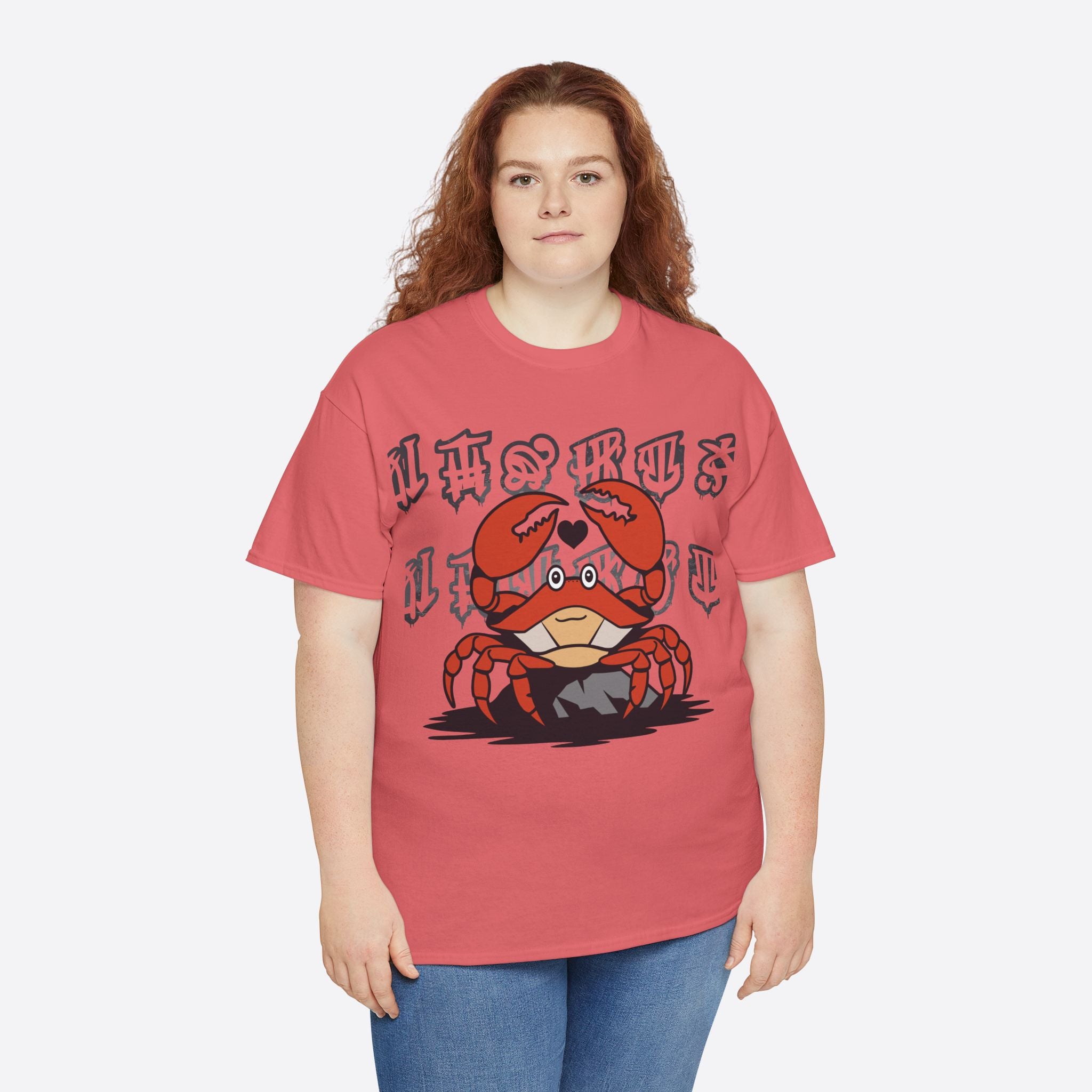 Cancer Zodiac - Cute Crab Heart Graphic Tee - Unisex T-Shirt