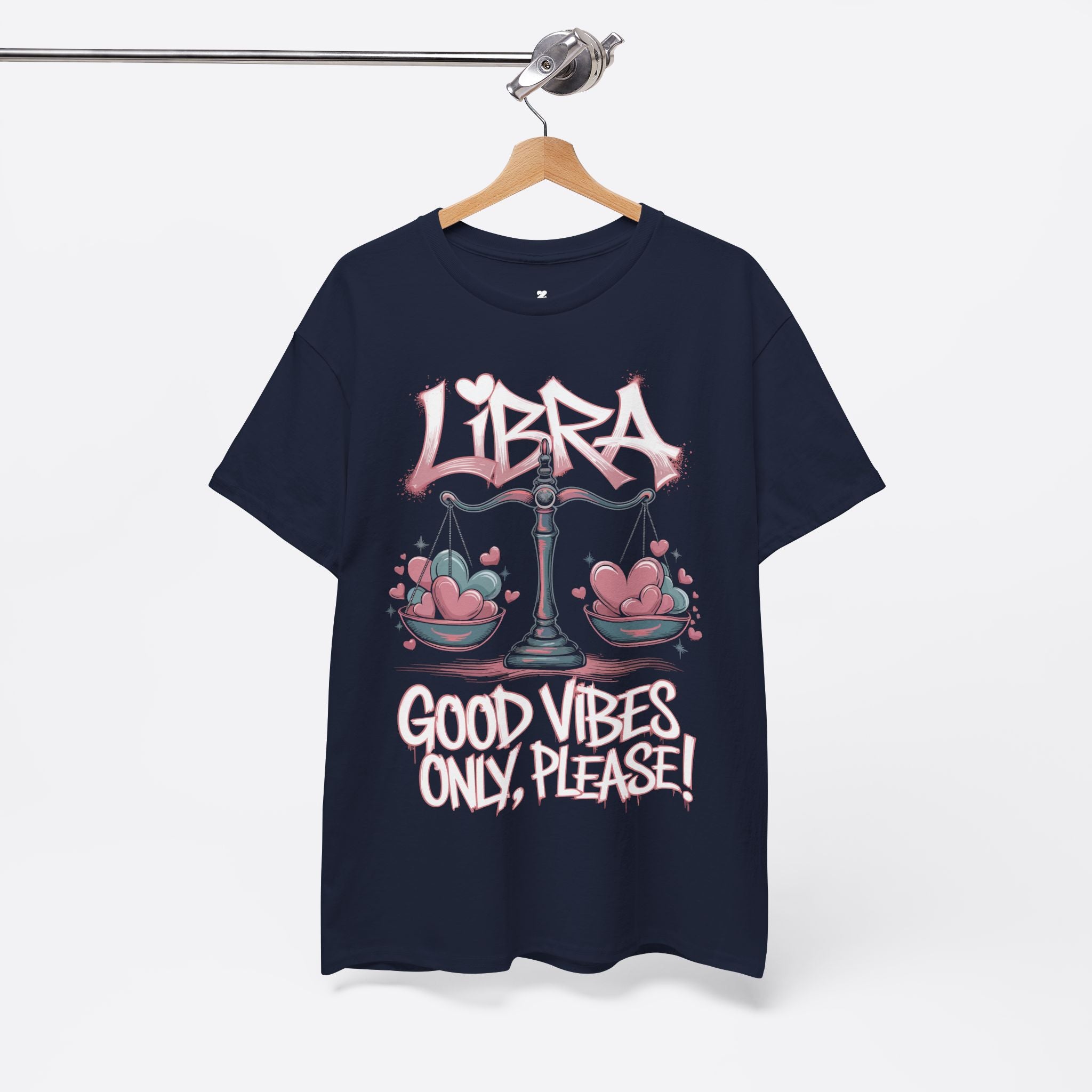 Libra Zodiac - Peaceful Life, Good Vibes Only Please - Unisex T-Shirt