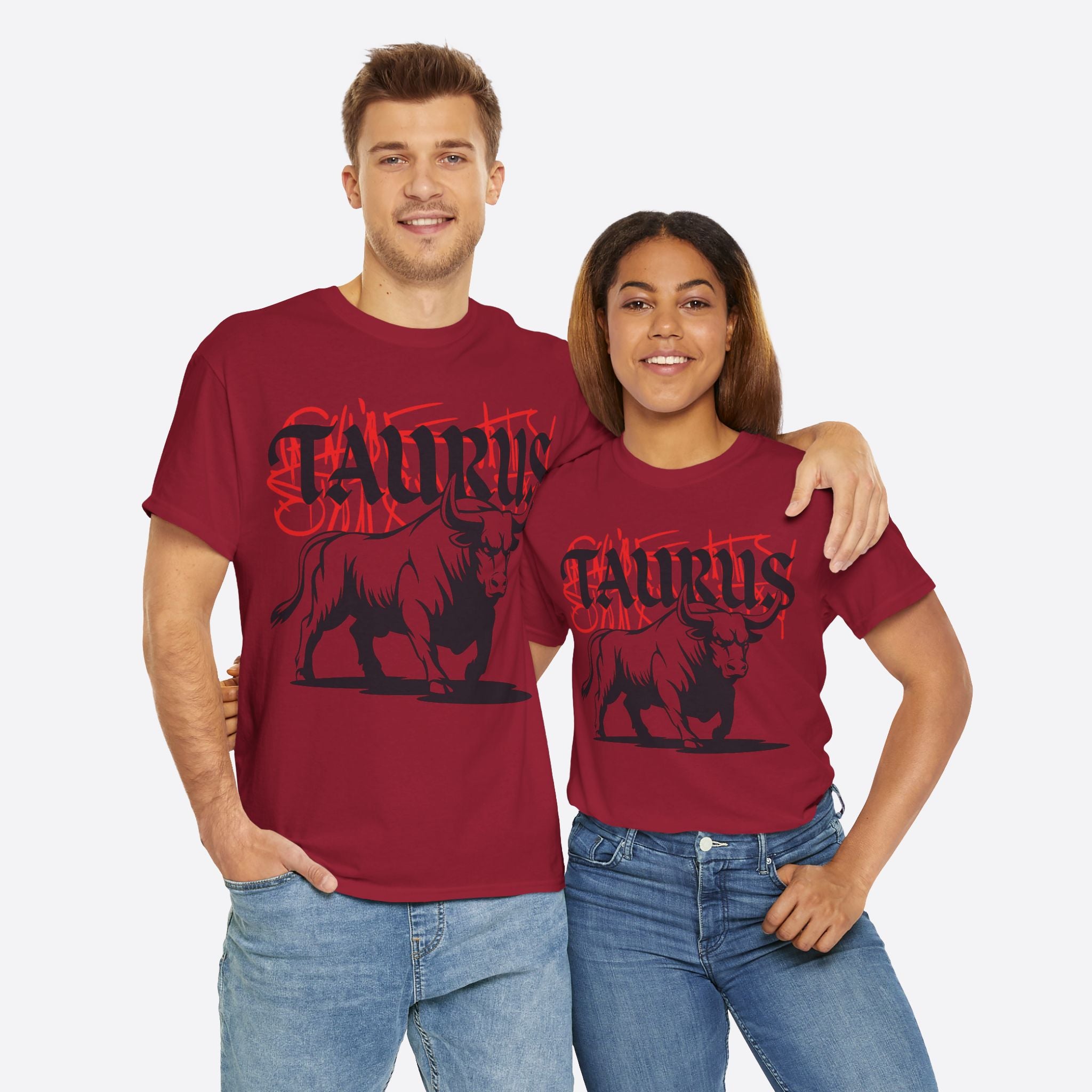 Taurus Zodiac - Graffiti Taurus Bull Graphic Tee - Unisex T-Shirt