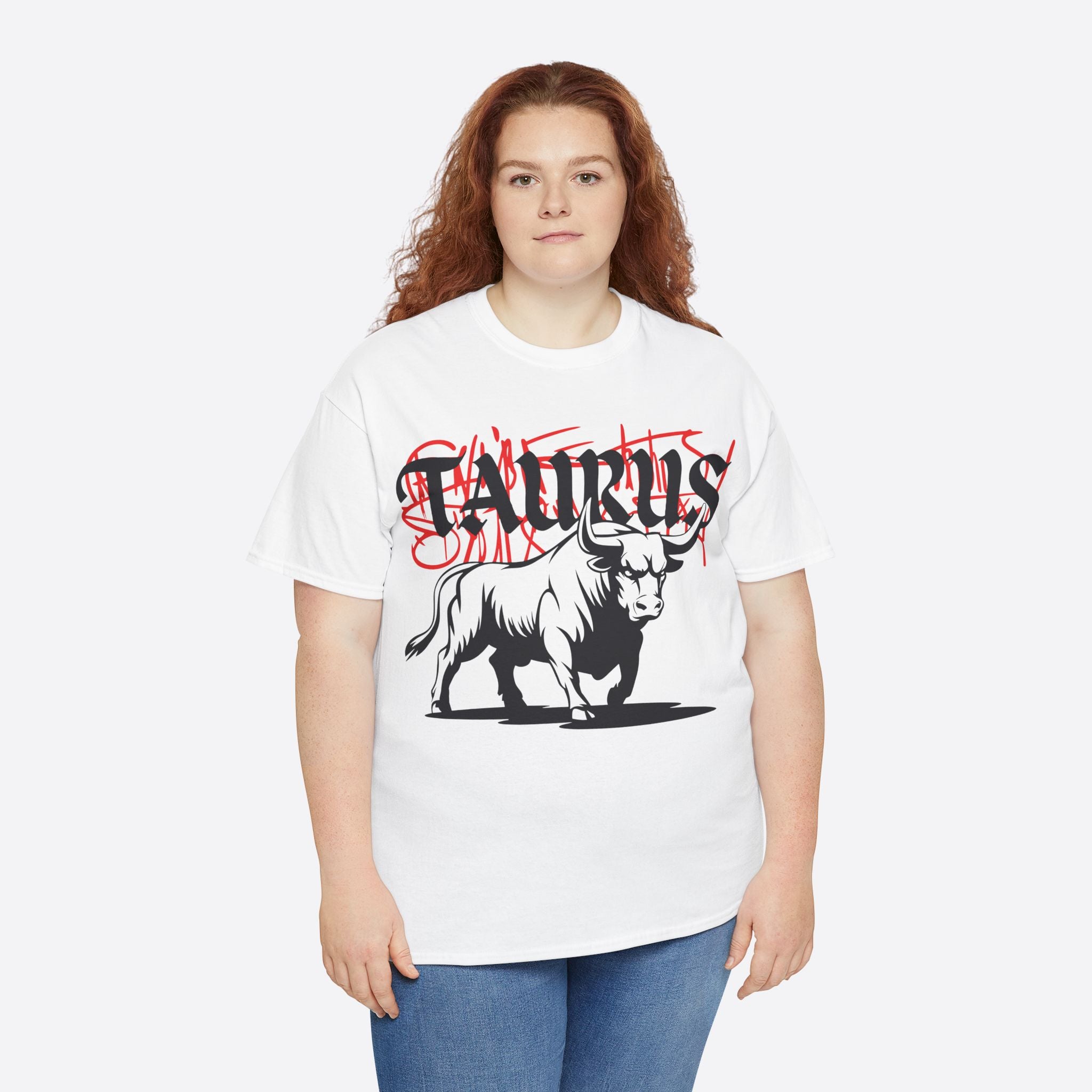 Taurus Zodiac - Graffiti Taurus Bull Graphic Tee - Unisex T-Shirt