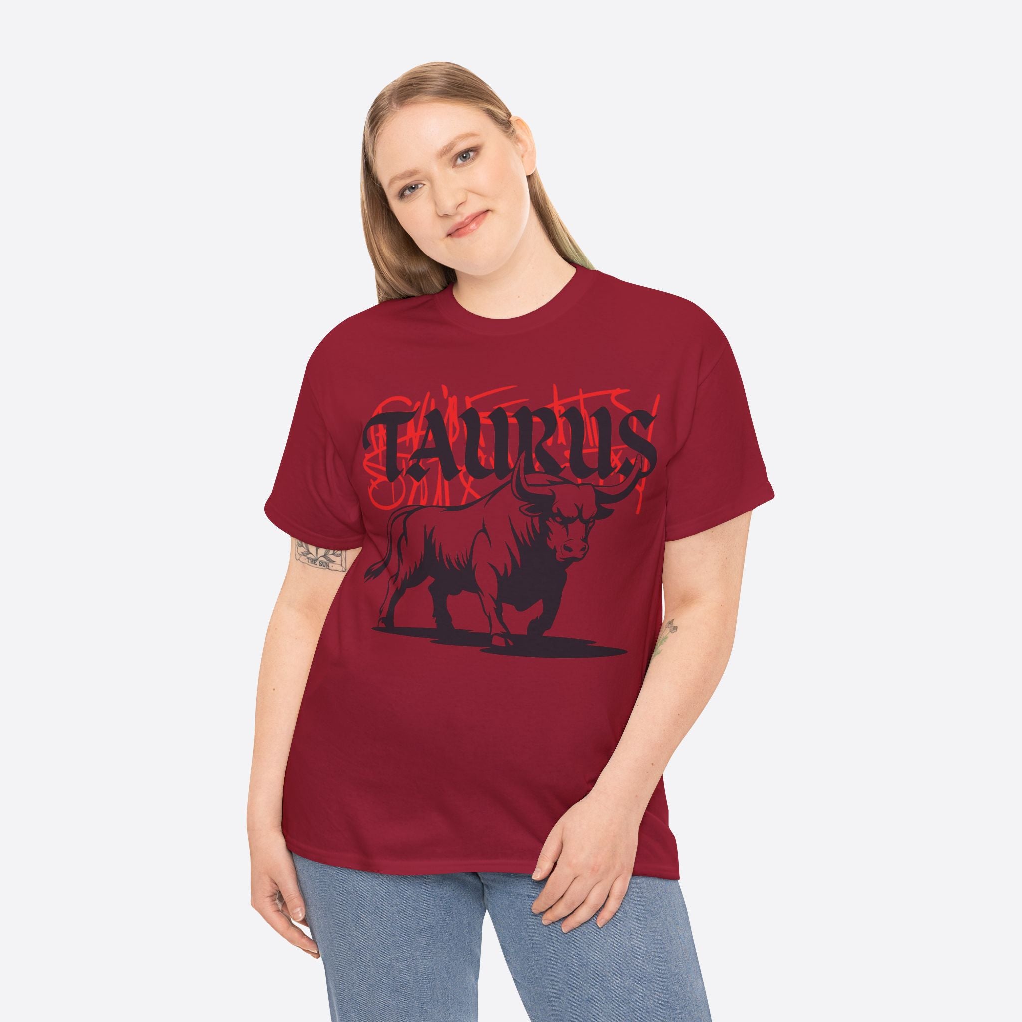 Taurus Zodiac - Graffiti Taurus Bull Graphic Tee - Unisex T-Shirt