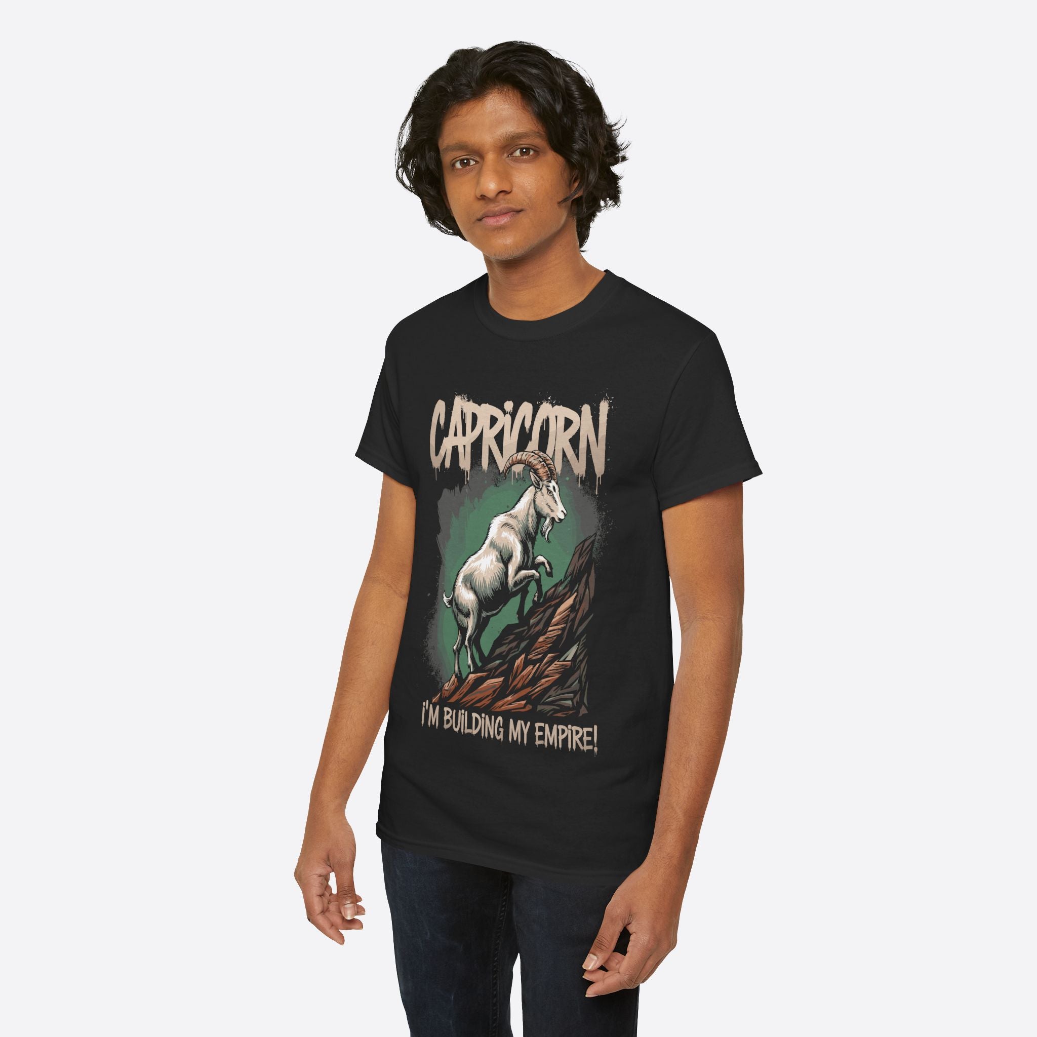 Capricorn Zodiac - I’m Building My Empire, Hustle to the Peak - Unisex T-Shirt