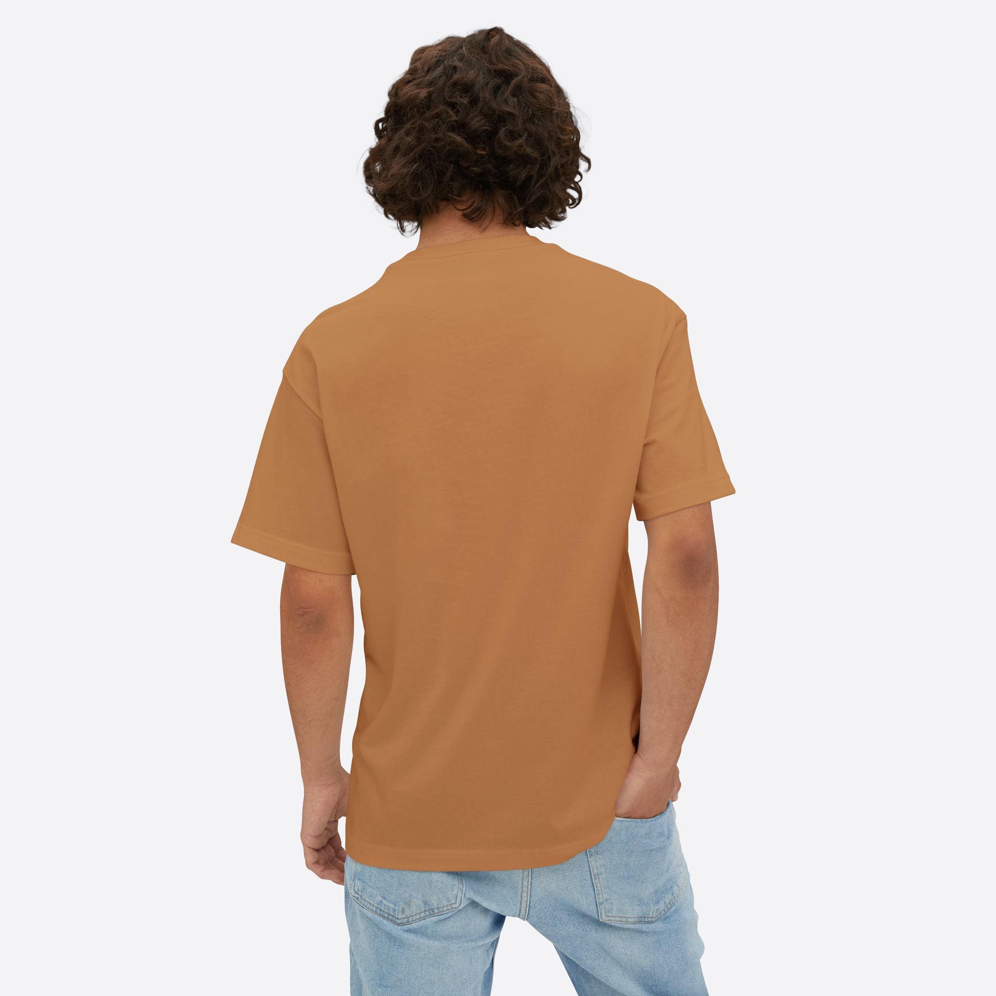 Keep Running Graphics Unisex Oversized Boxy Tee