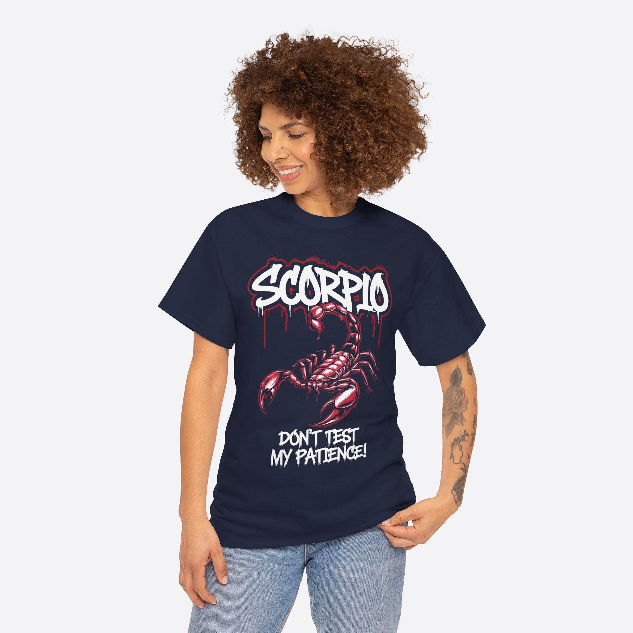 Scorpio Zodiac - Respect the Calm, Don’t Test My Patience - Unisex T-Shirt