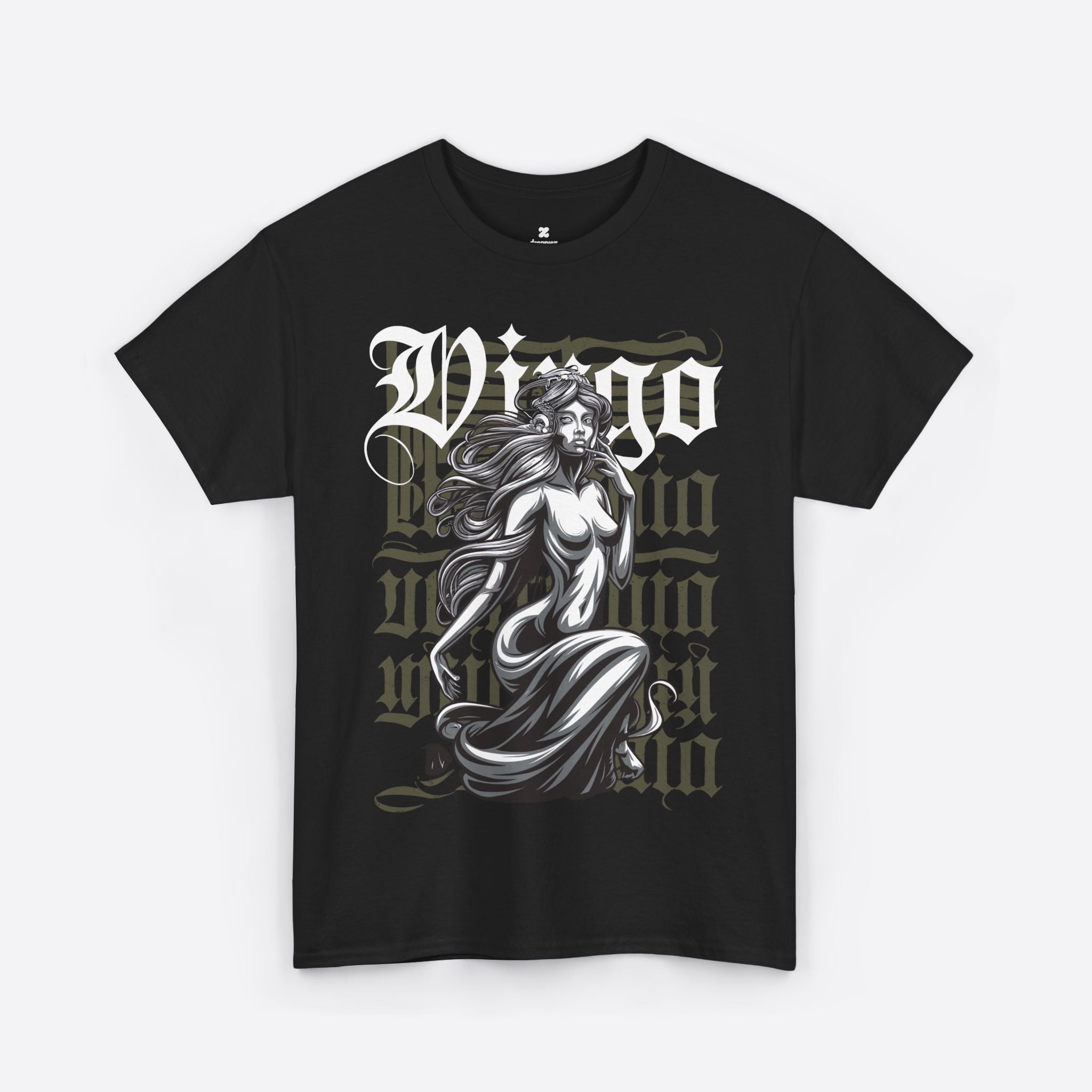 Virgo Zodiac – Dark Graceful Goddess Tee – Unisex T-Shirt
