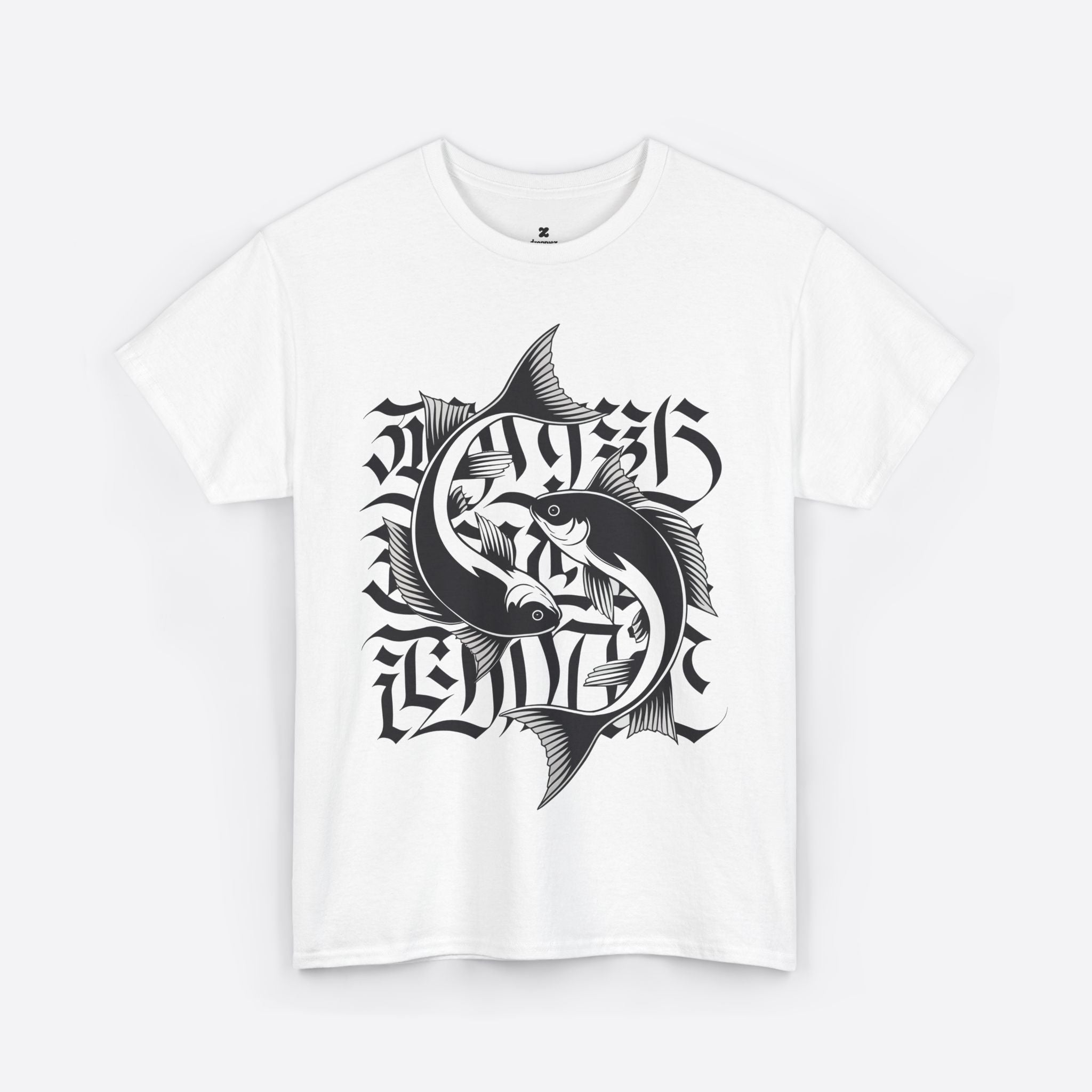 Pisces Zodiac - Flowing Fish Tee - Unisex T-Shirt