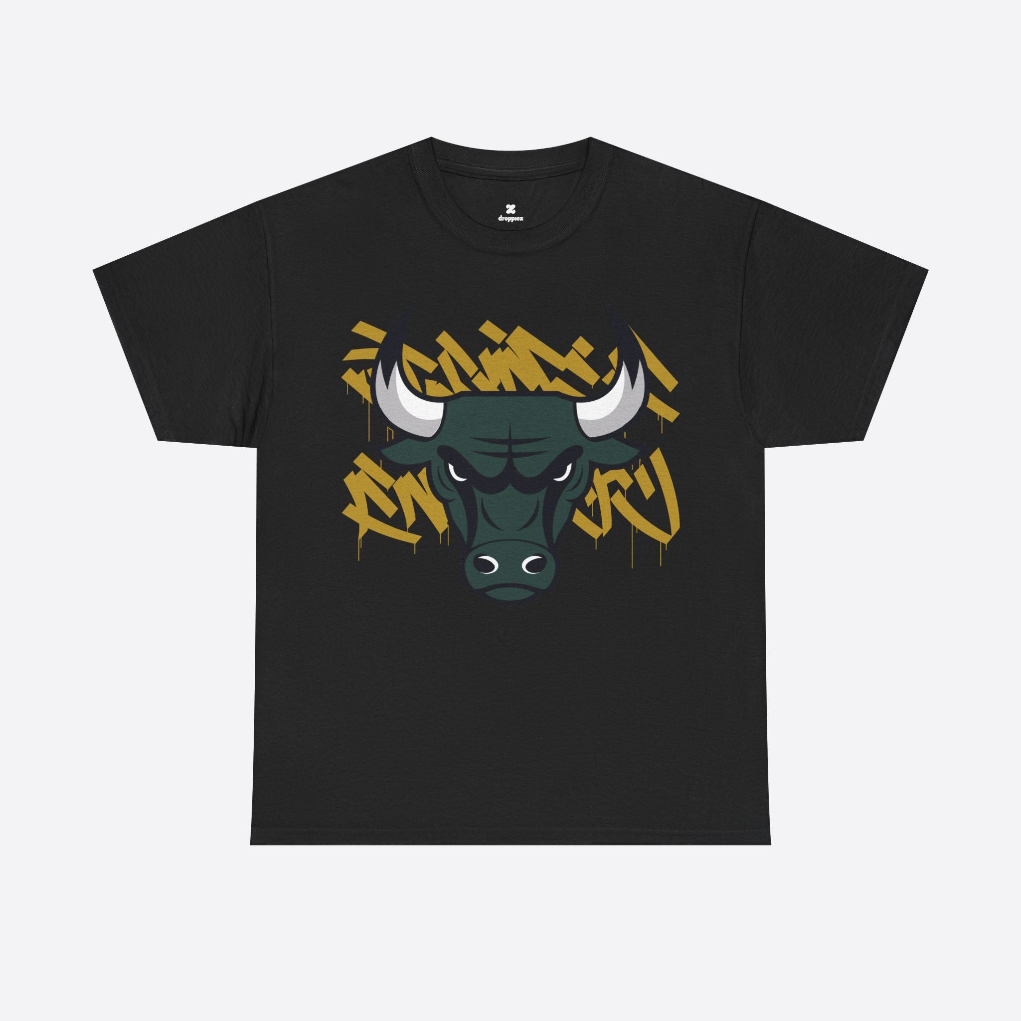 Taurus Zodiac – Crimson Bull Graffiti Power Tee – Unisex T-Shirt
