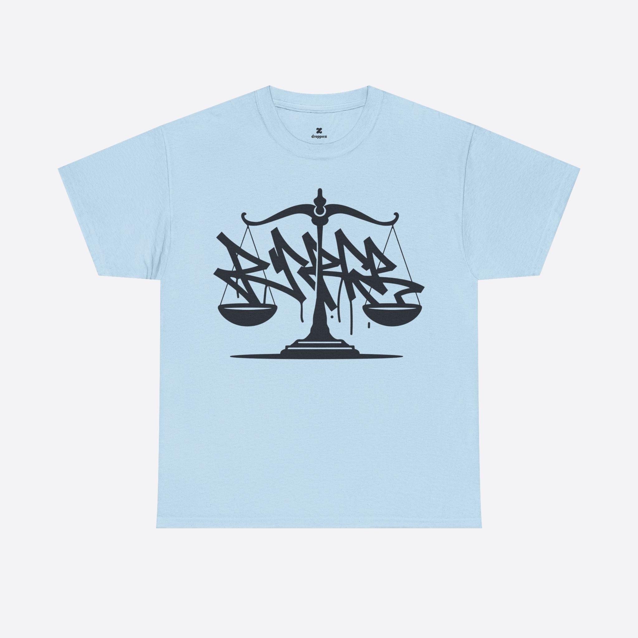 Libra Zodiac - Dripping Graffiti Balance Graphic Tee - Unisex T-Shirt