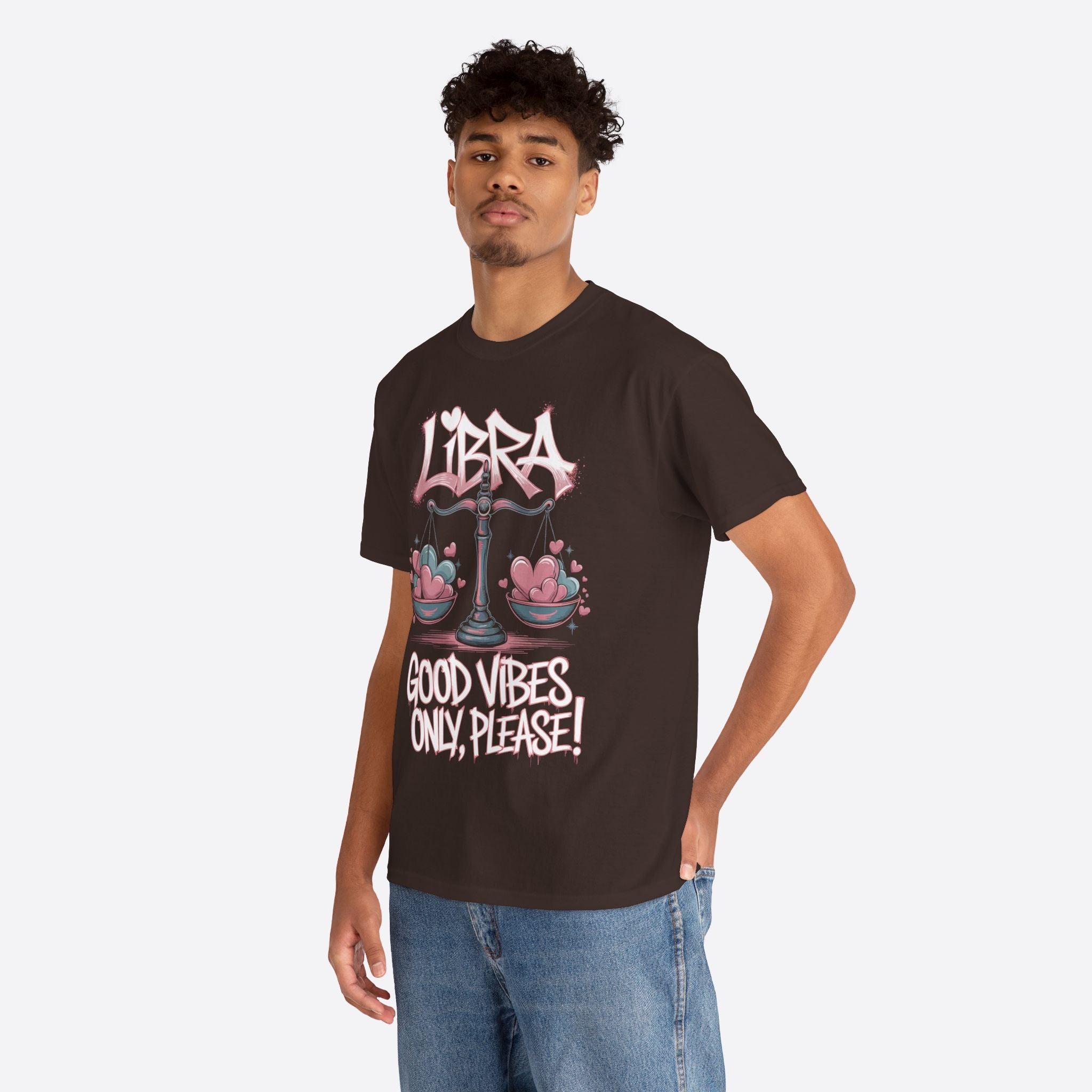 Libra Zodiac - Peaceful Life, Good Vibes Only Please - Unisex T-Shirt