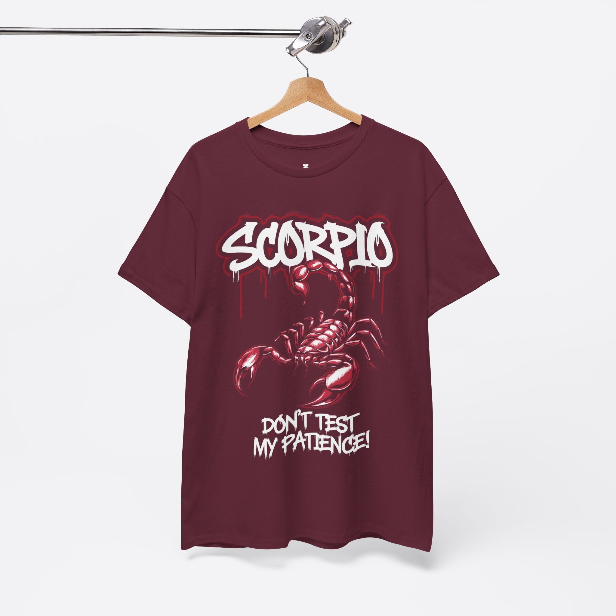 Scorpio Zodiac - Respect the Calm, Don’t Test My Patience - Unisex T-Shirt
