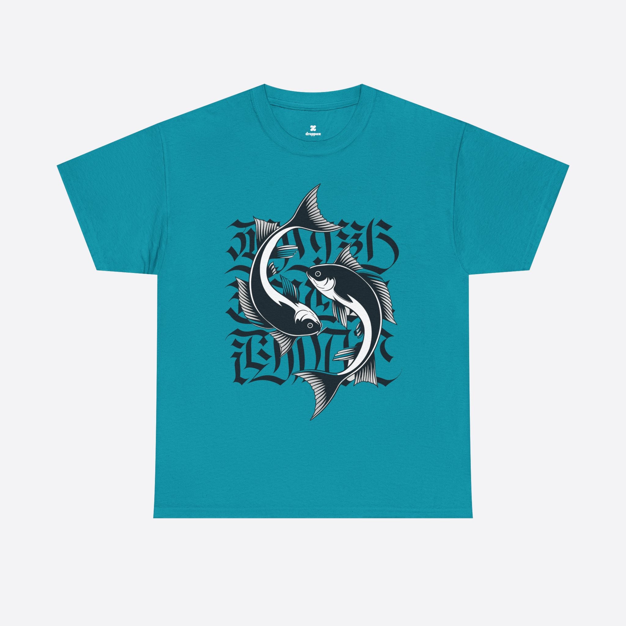 Pisces Zodiac - Flowing Fish Tee - Unisex T-Shirt