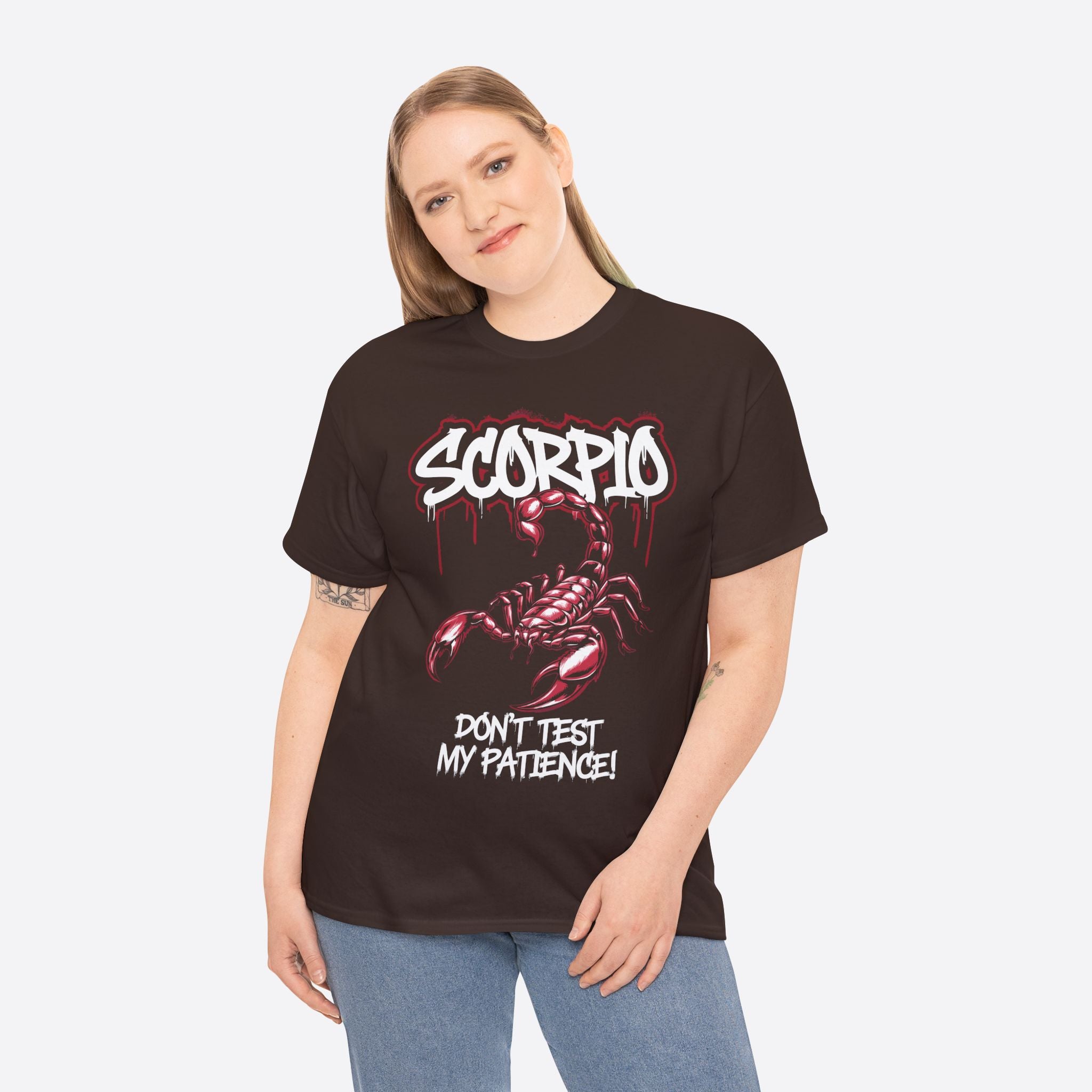 Scorpio Zodiac - Respect the Calm, Don’t Test My Patience - Unisex T-Shirt