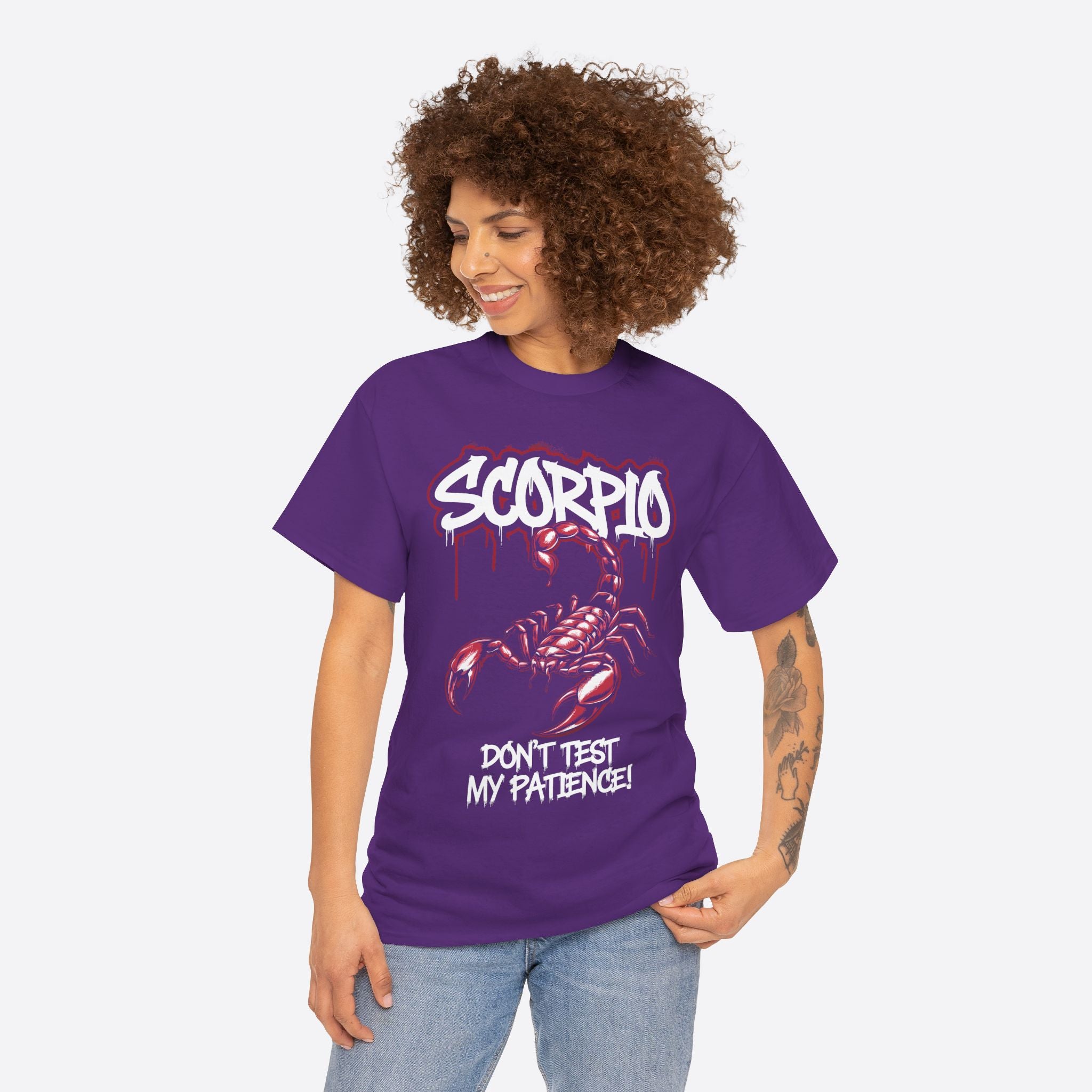 Scorpio Zodiac - Respect the Calm, Don’t Test My Patience - Unisex T-Shirt