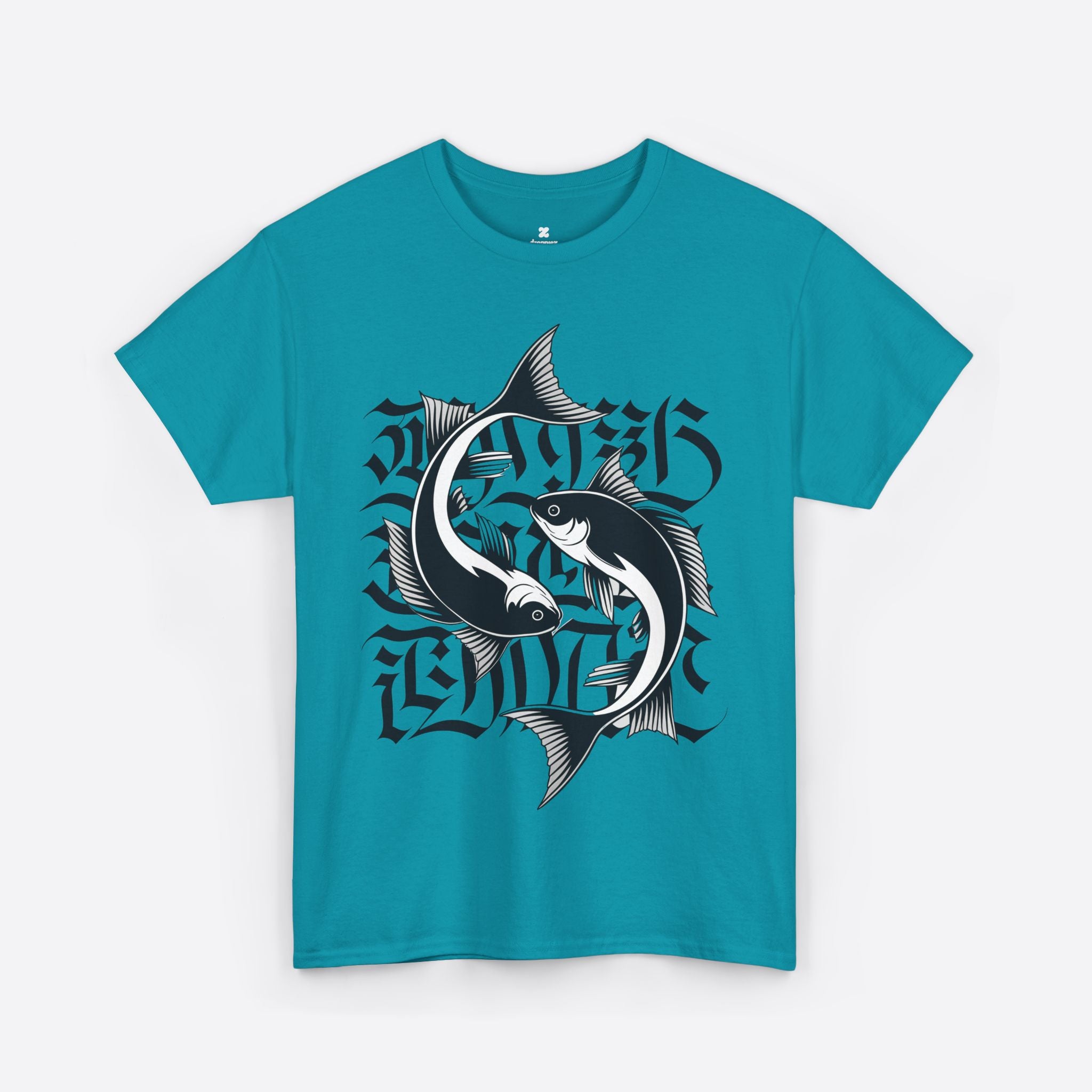 Pisces Zodiac - Flowing Fish Tee - Unisex T-Shirt