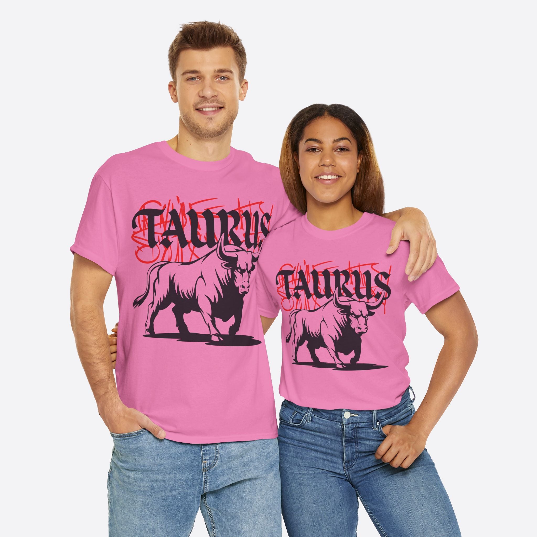 Taurus Zodiac - Graffiti Taurus Bull Graphic Tee - Unisex T-Shirt
