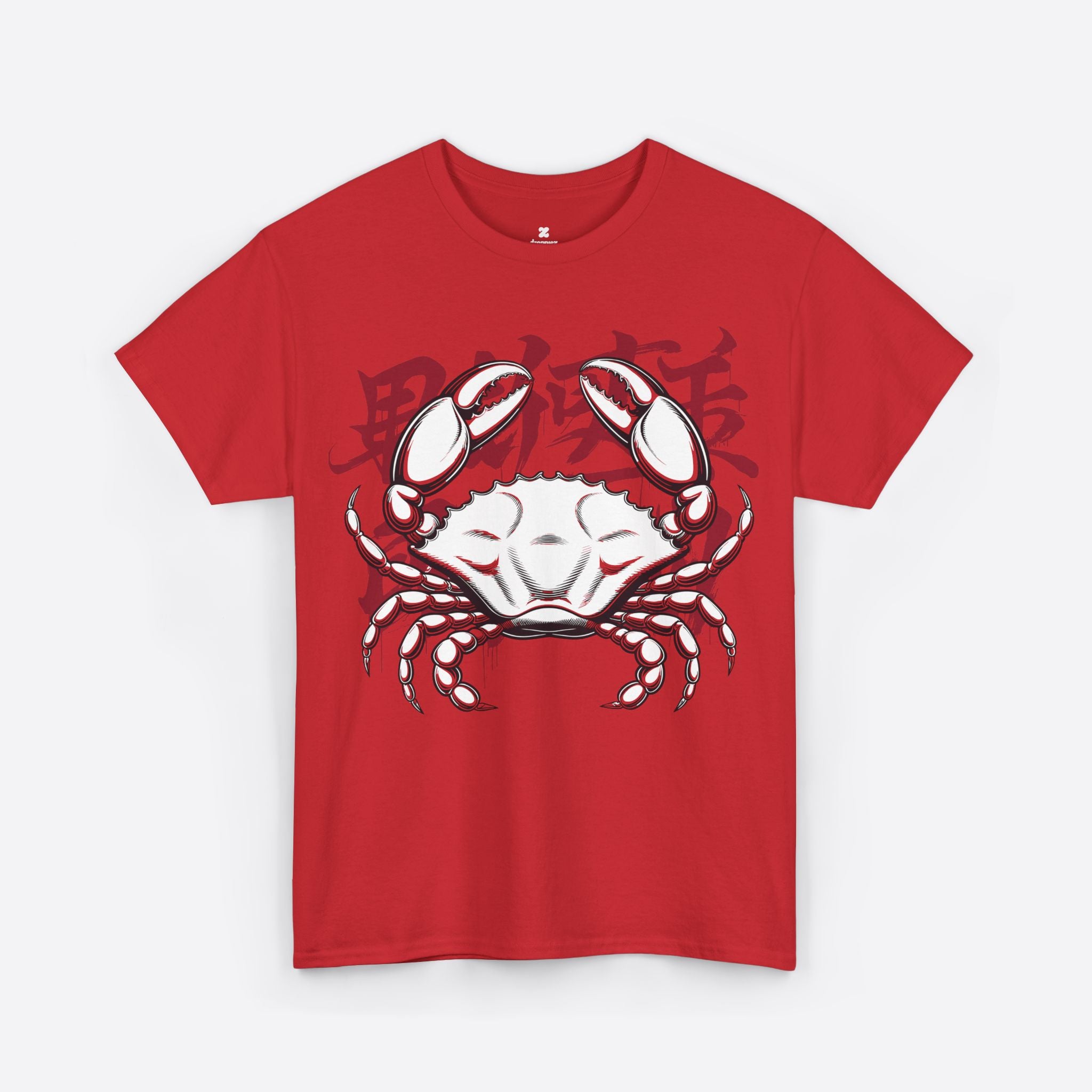 Cancer Zodiac – Dark Urban Shell Tee with Kanji – Unisex T-Shirt