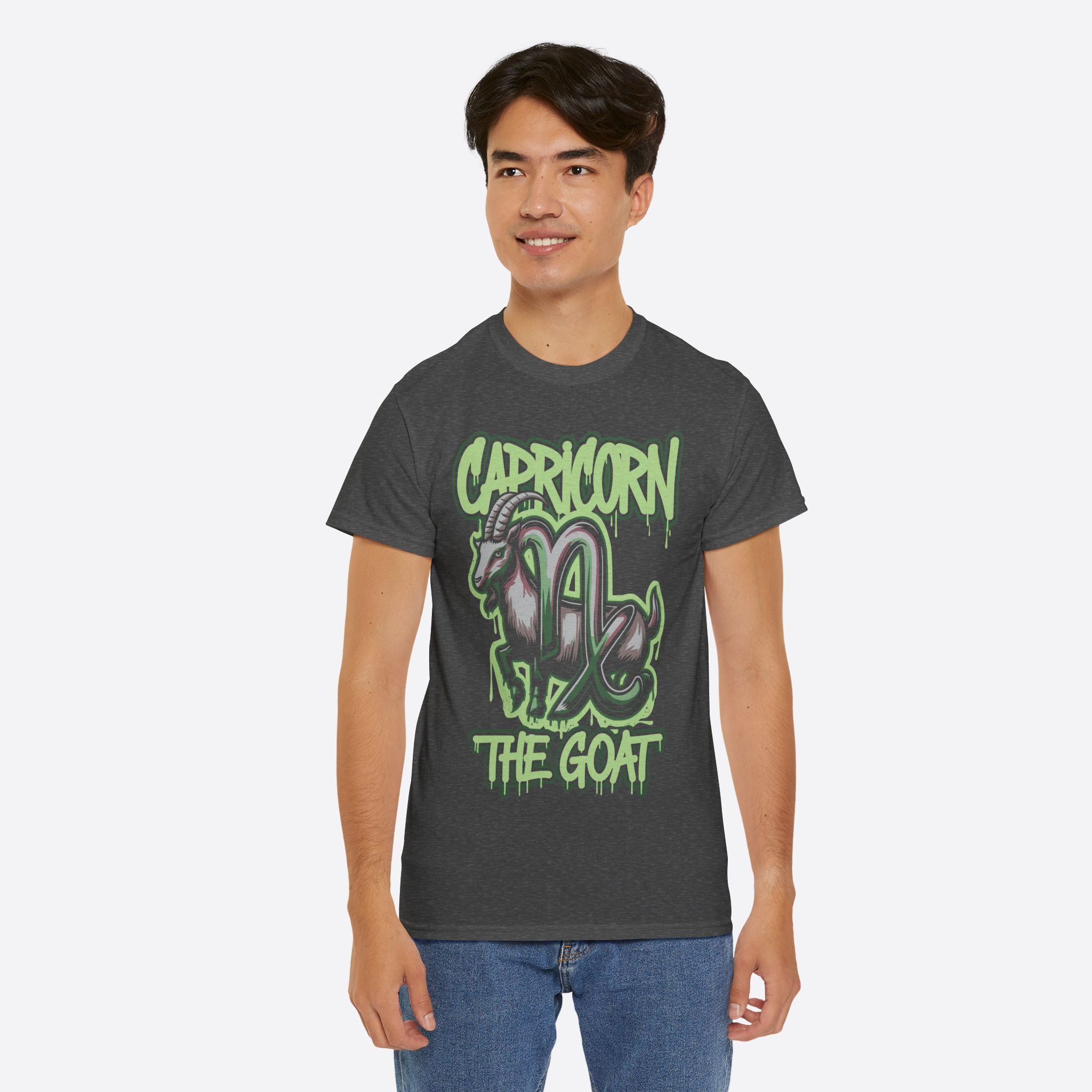 Capricorn Zodiac - The Goat Graffiti Hustle Tee - Unisex T-Shirt