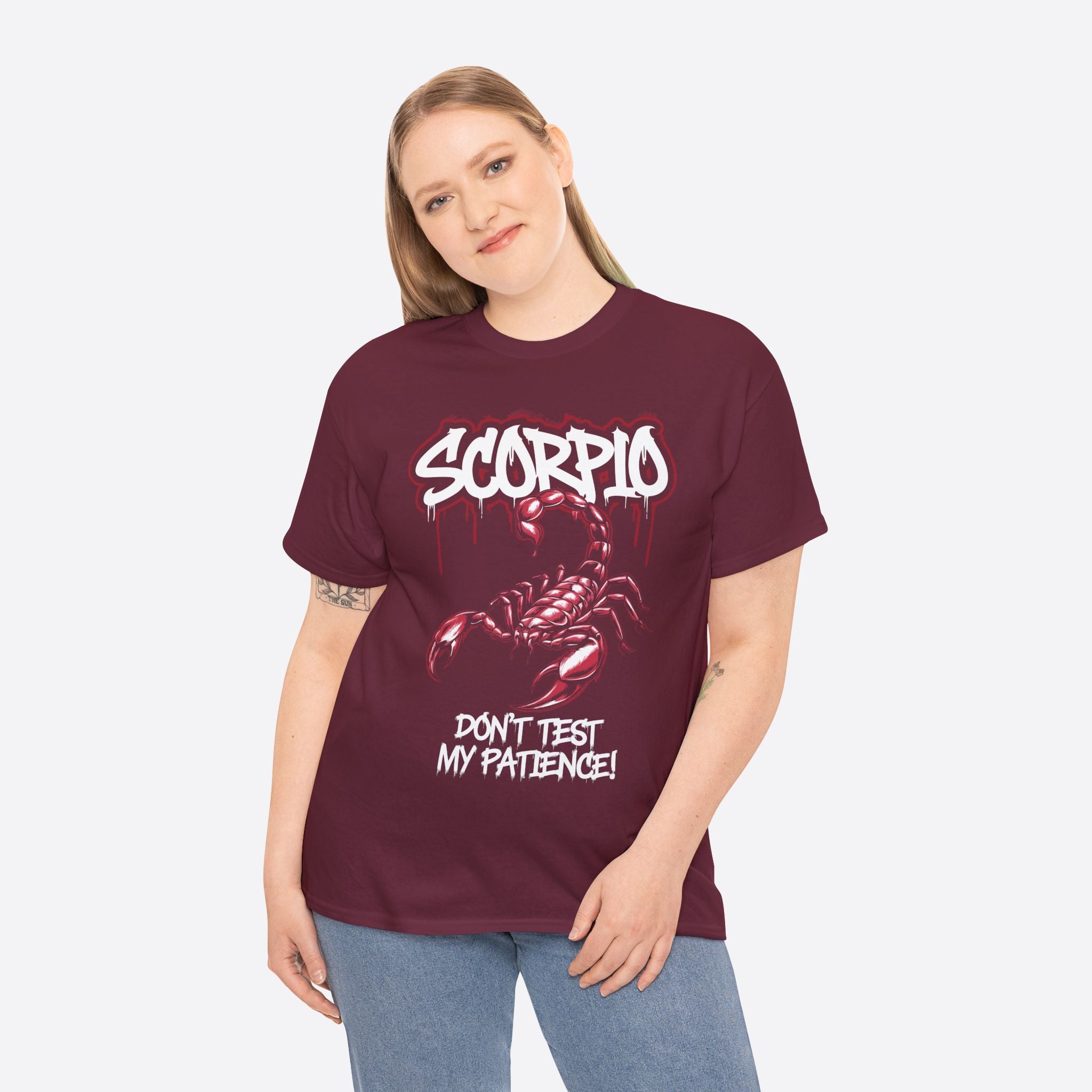 Scorpio Zodiac - Respect the Calm, Don’t Test My Patience - Unisex T-Shirt