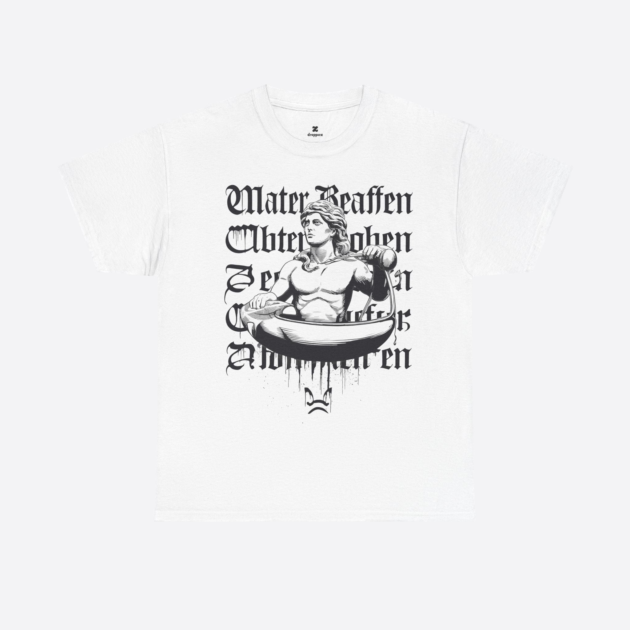 Aquarius Zodiac - Water Bearer Drip Graphic Tee - Unisex T-Shirt