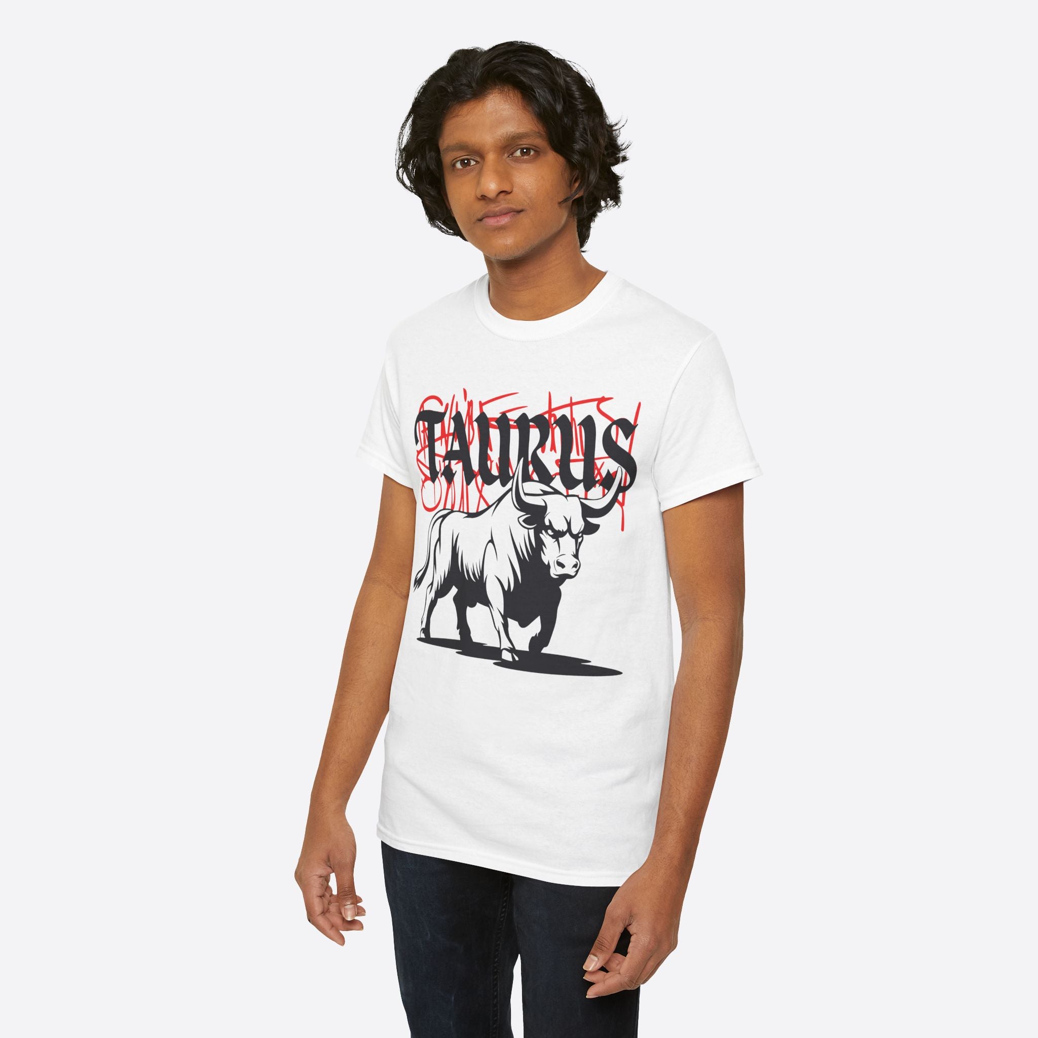Taurus Zodiac - Graffiti Taurus Bull Graphic Tee - Unisex T-Shirt