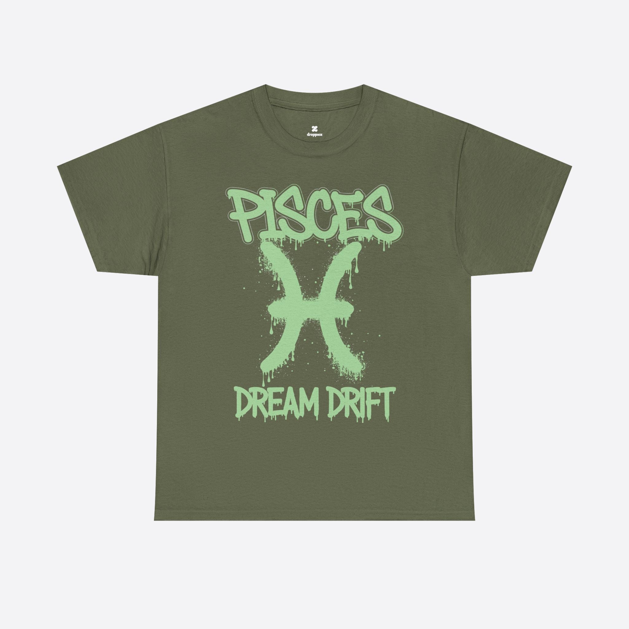 Pisces Zodiac - Dream Drift Bubble Pop Tee - Unisex T-Shirt