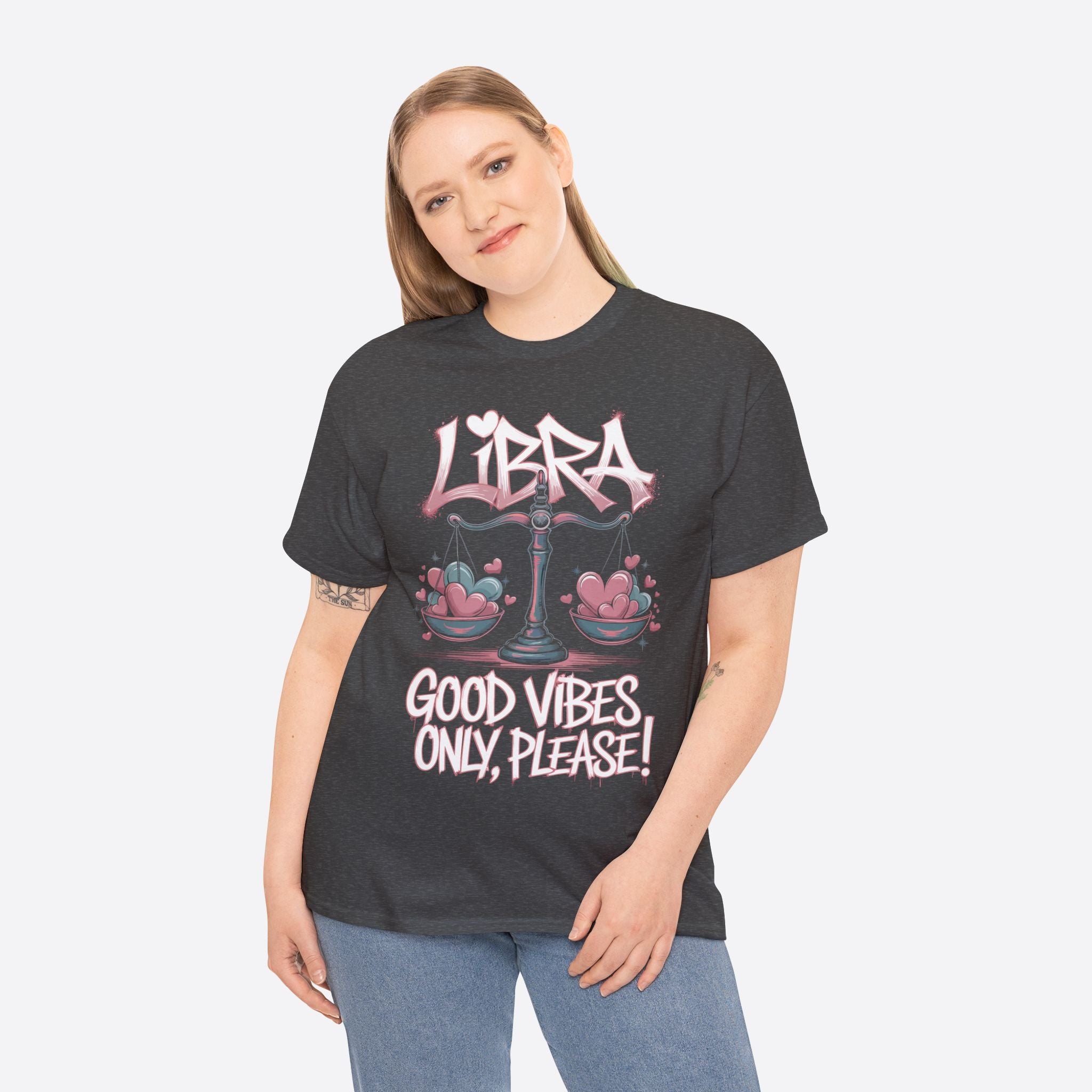 Libra Zodiac - Peaceful Life, Good Vibes Only Please - Unisex T-Shirt