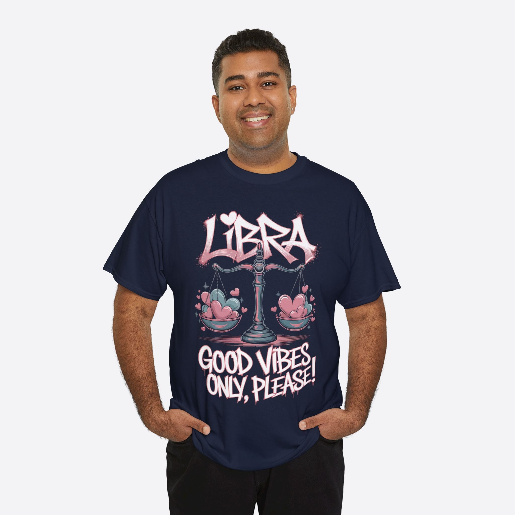 Libra Zodiac - Peaceful Life, Good Vibes Only Please - Unisex T-Shirt