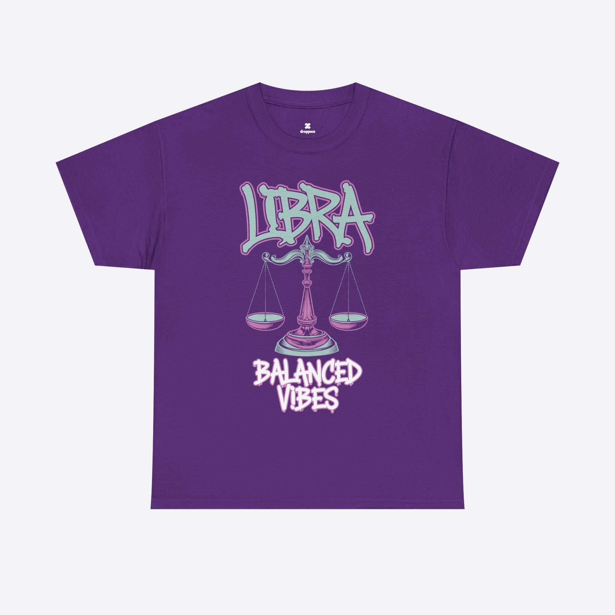 Libra Zodiac - Balanced Vibes Street Tee - Unisex T-Shirt