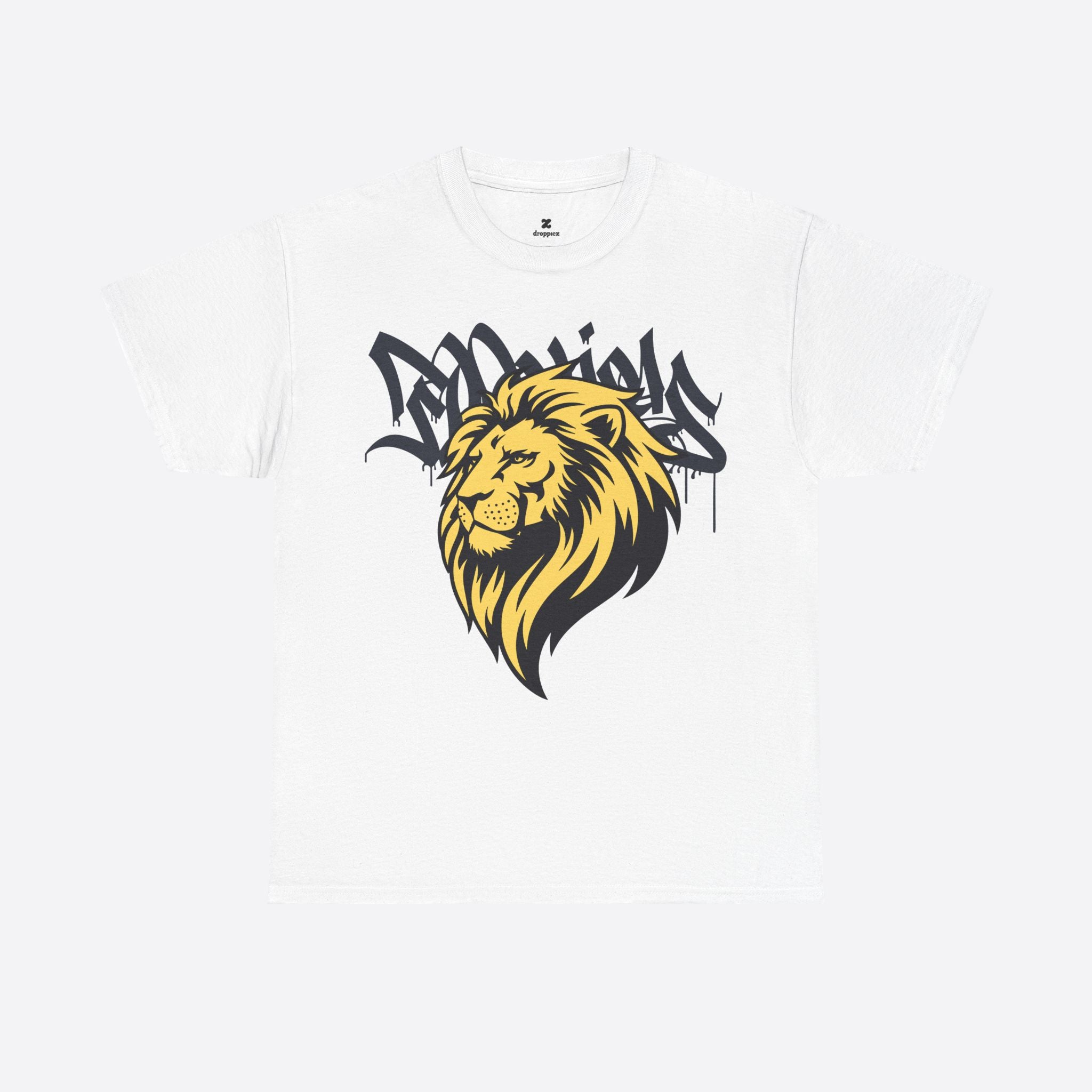 Leo Zodiac – Wild Mane Graffiti Lion Tee – Unisex T-Shirt