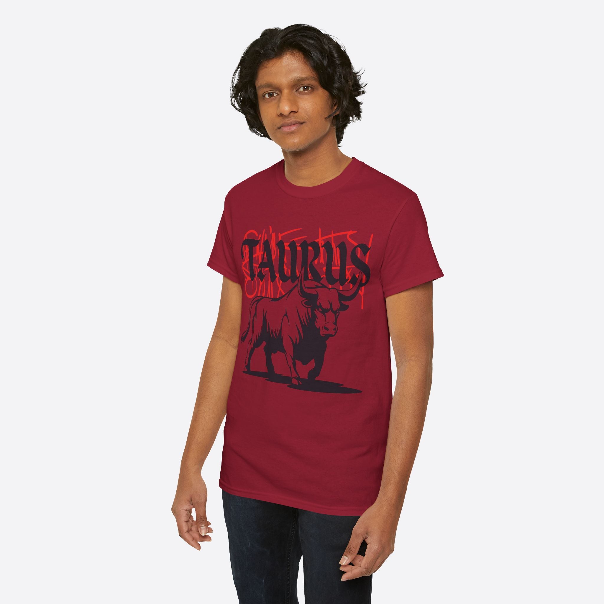 Taurus Zodiac - Graffiti Taurus Bull Graphic Tee - Unisex T-Shirt