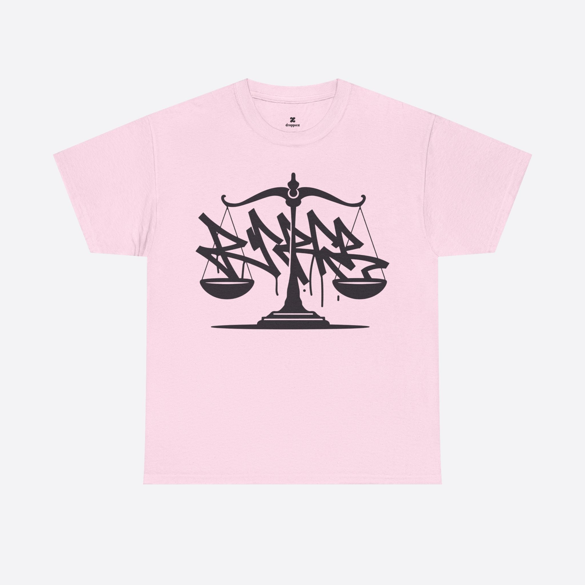 Libra Zodiac - Dripping Graffiti Balance Graphic Tee - Unisex T-Shirt
