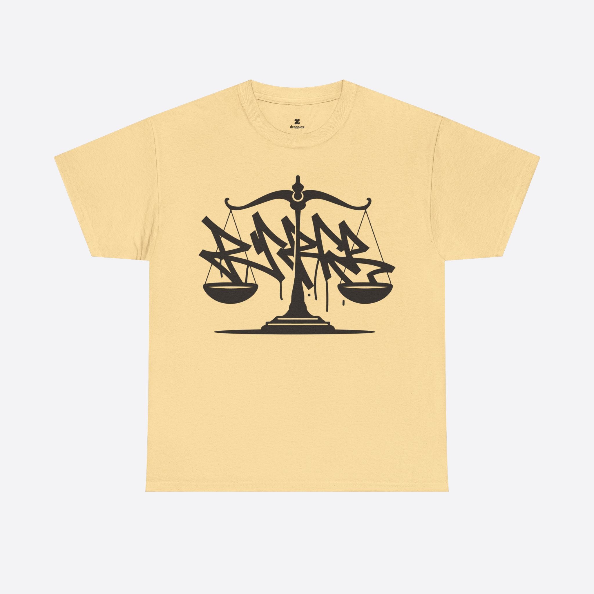 Libra Zodiac - Dripping Graffiti Balance Graphic Tee - Unisex T-Shirt
