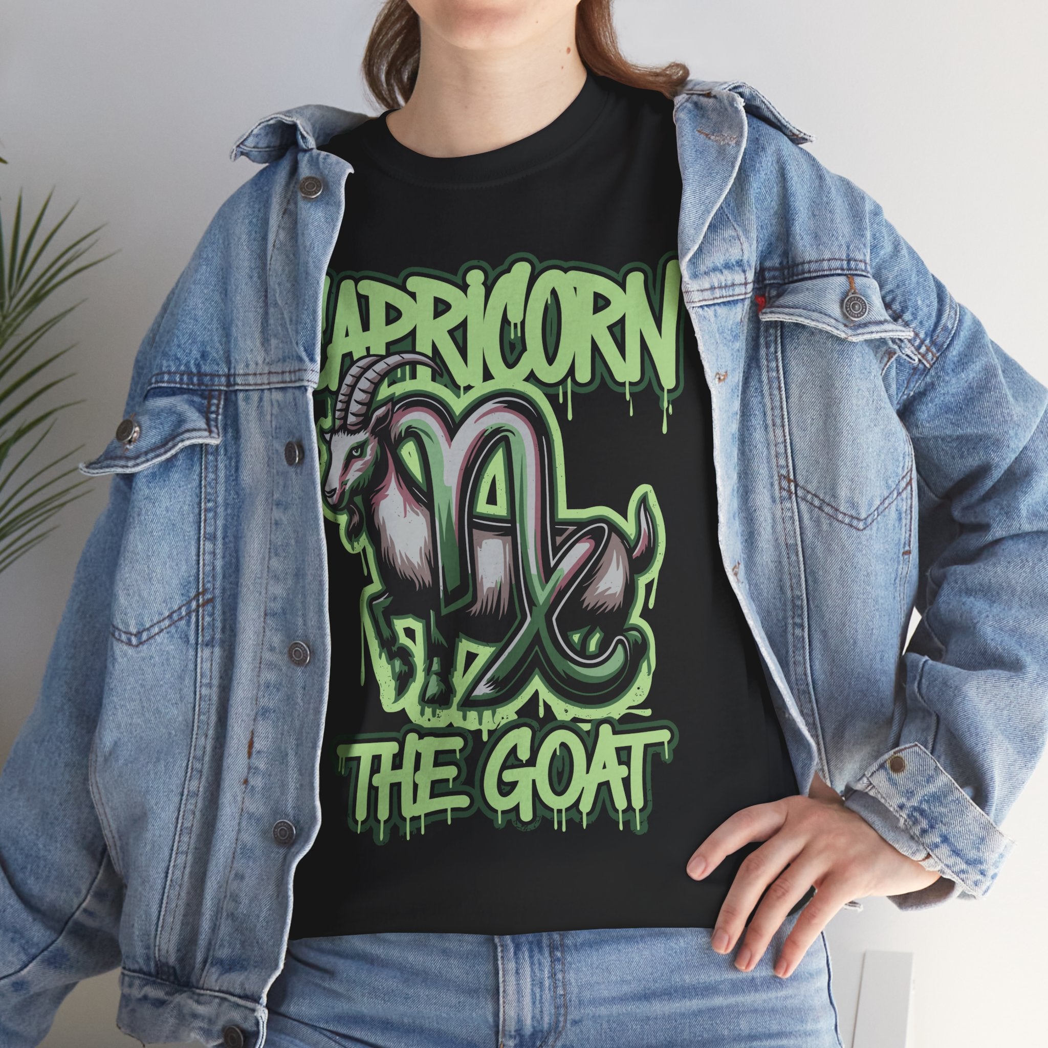 Capricorn Zodiac - The Goat Graffiti Hustle Tee - Unisex T-Shirt