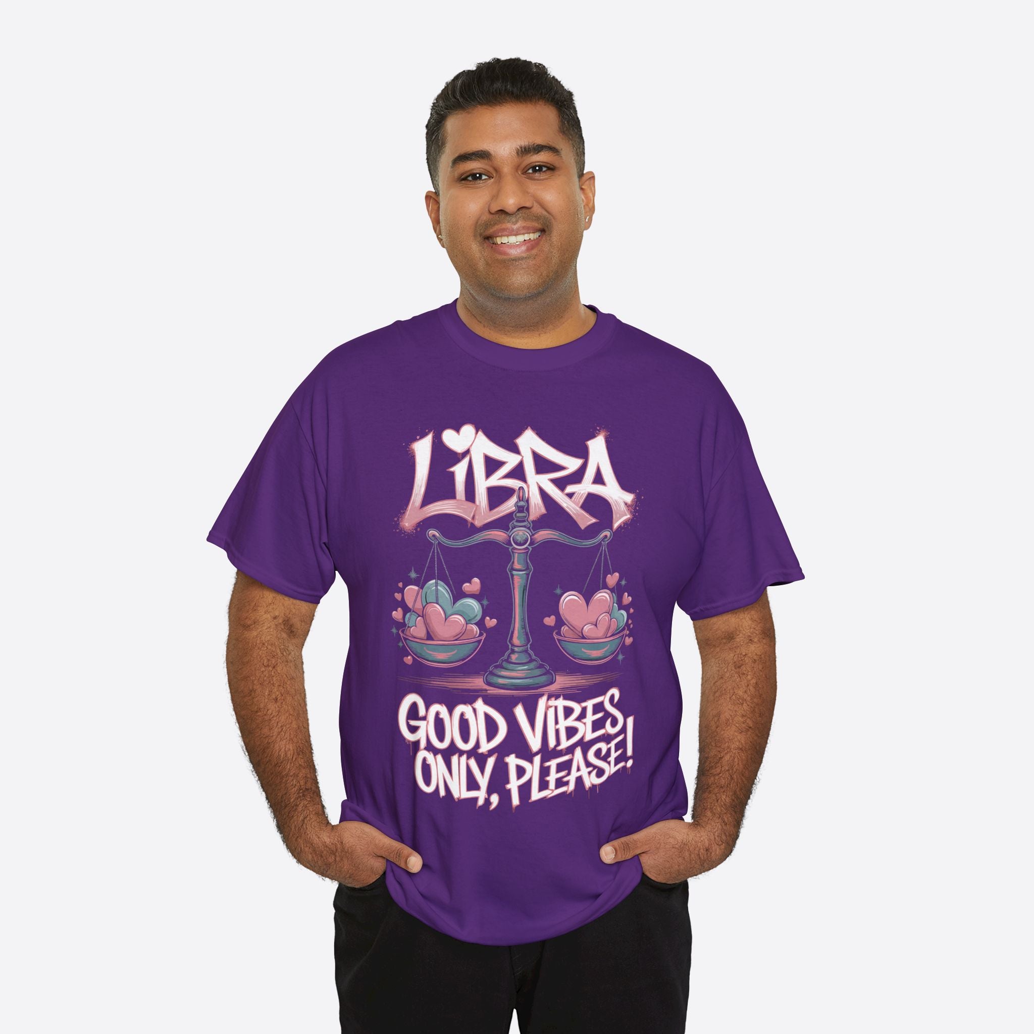 Libra Zodiac - Peaceful Life, Good Vibes Only Please - Unisex T-Shirt