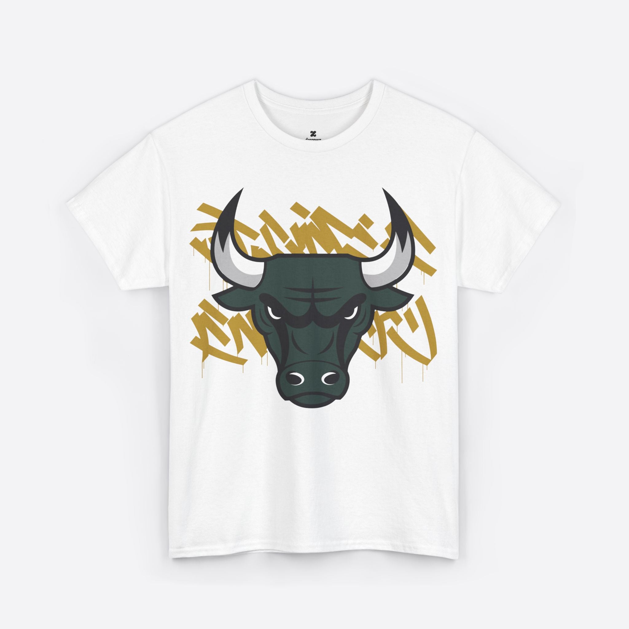 Taurus Zodiac – Crimson Bull Graffiti Power Tee – Unisex T-Shirt