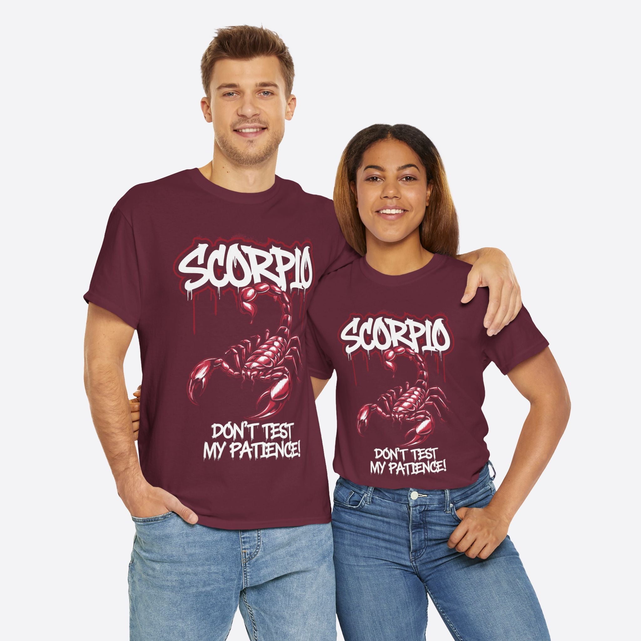 Scorpio Zodiac - Respect the Calm, Don’t Test My Patience - Unisex T-Shirt