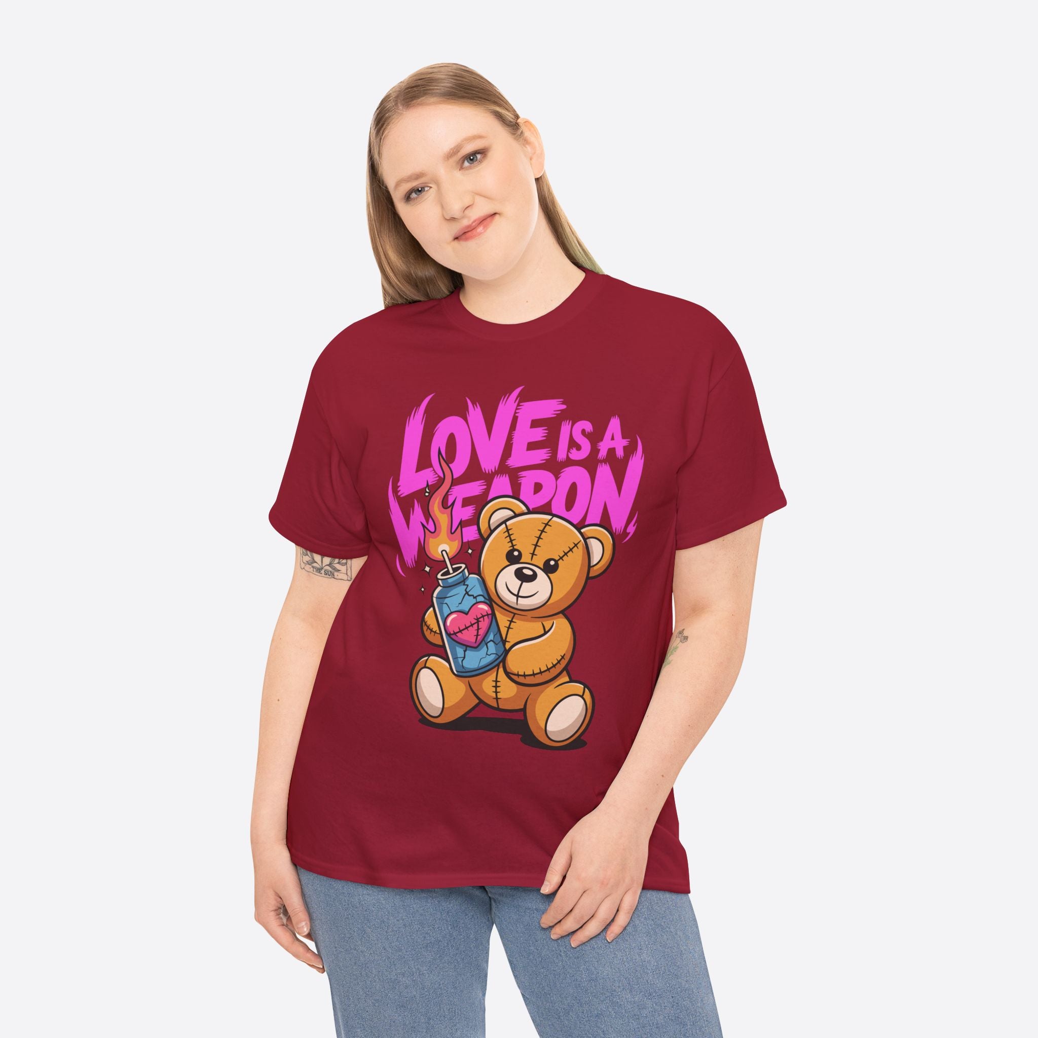 Love is a Weapon Teddy Unisex Graphic Tee