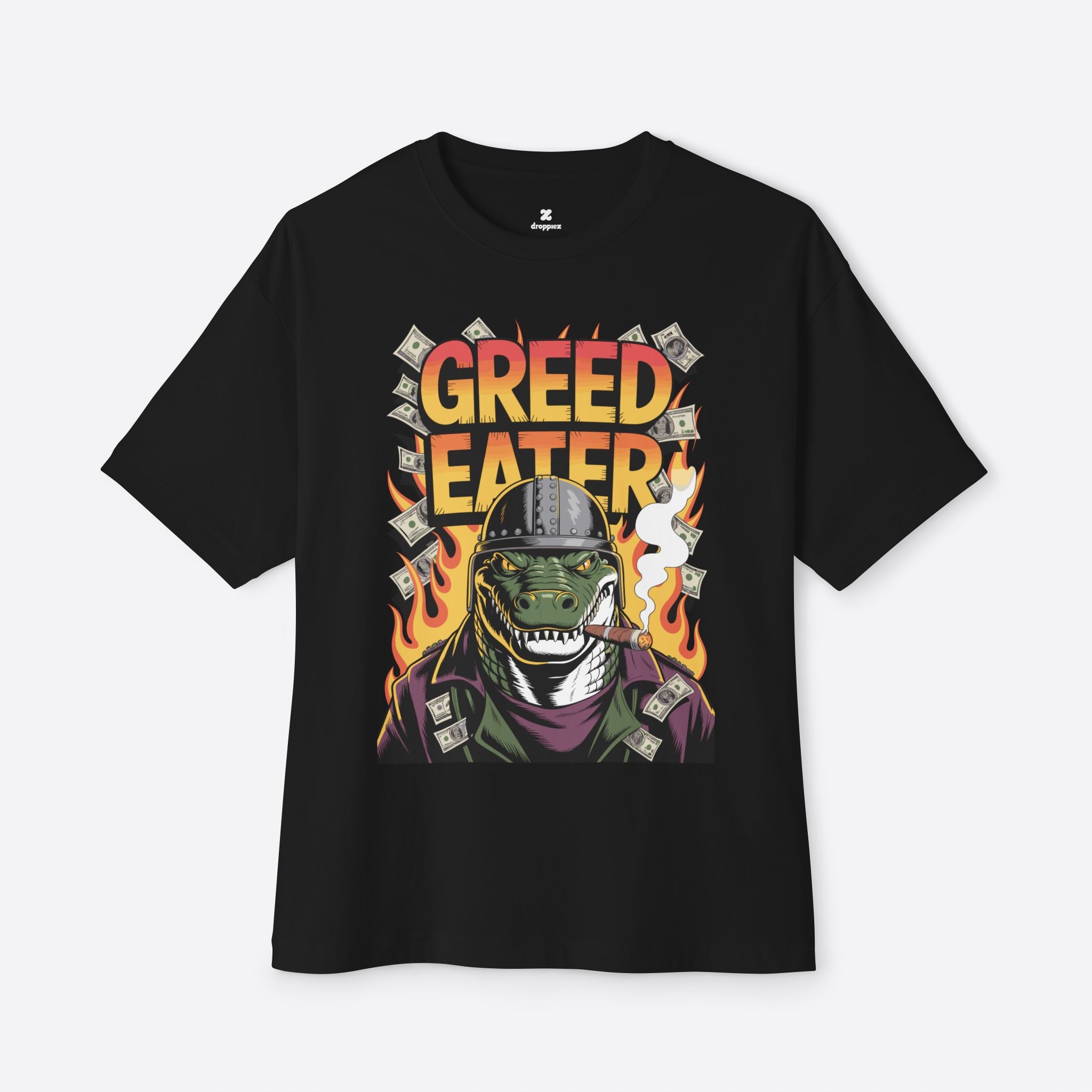 Greed Eater Graphics Unisex Oversized Boxy Tee