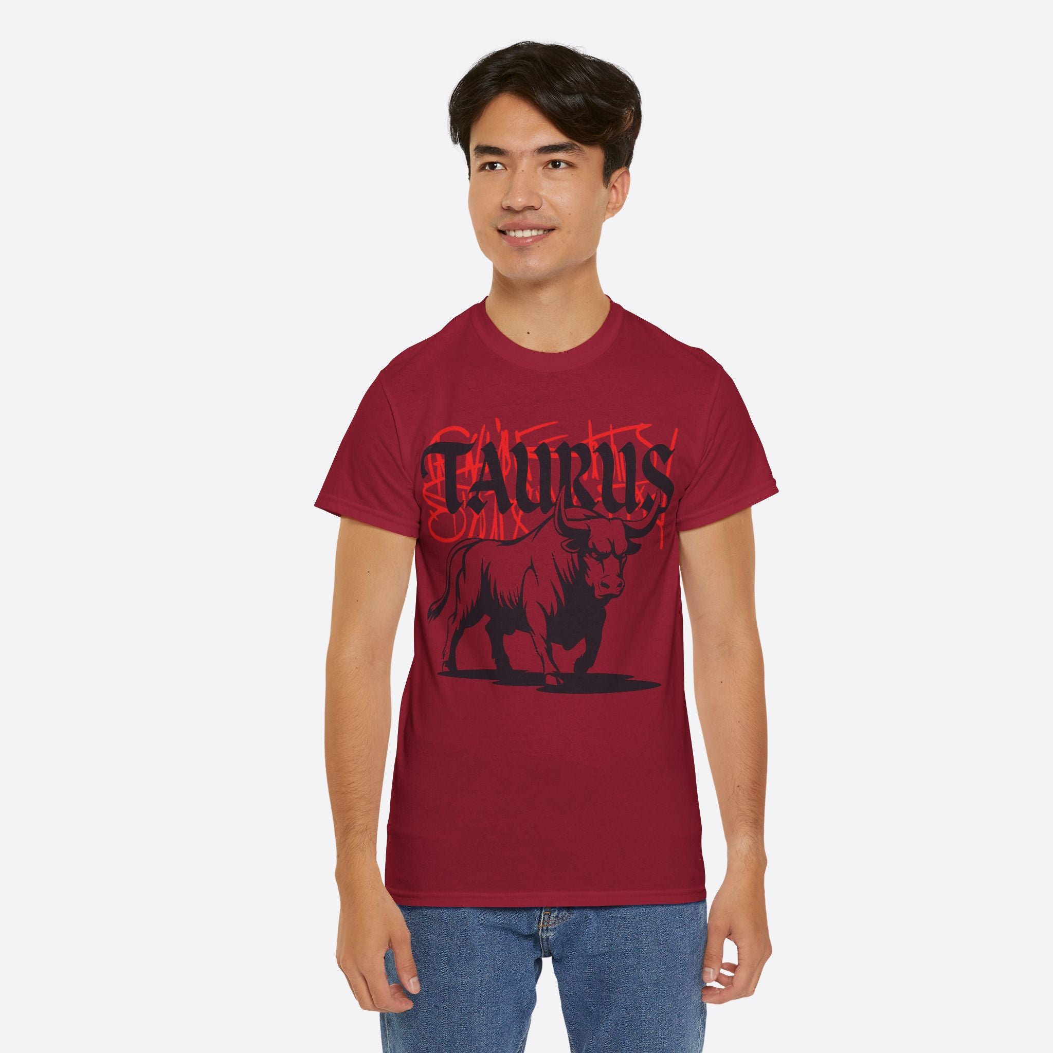 Taurus Zodiac - Graffiti Taurus Bull Graphic Tee - Unisex T-Shirt